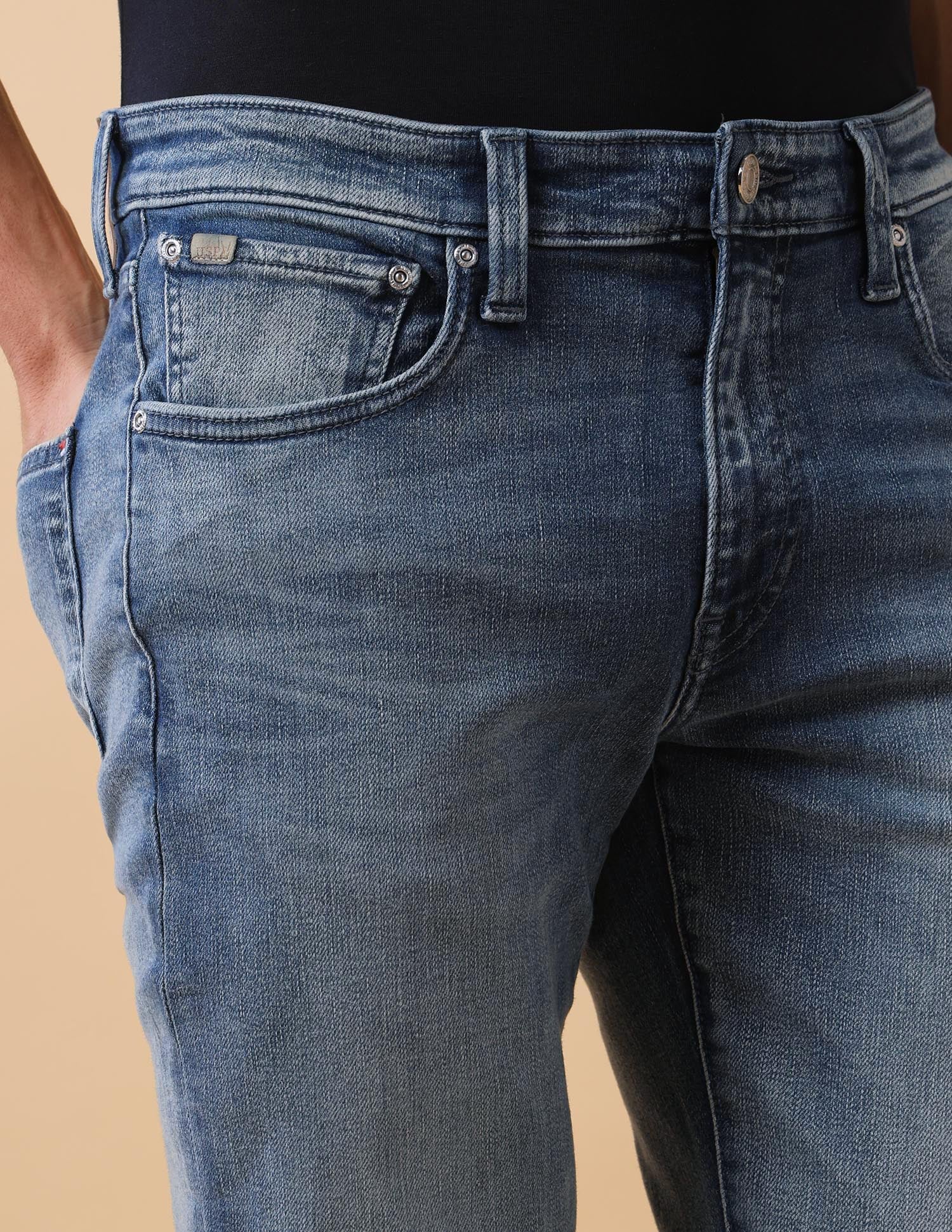 Pacho X Harold Slim Straight Fit Blue Jeans - Image 7