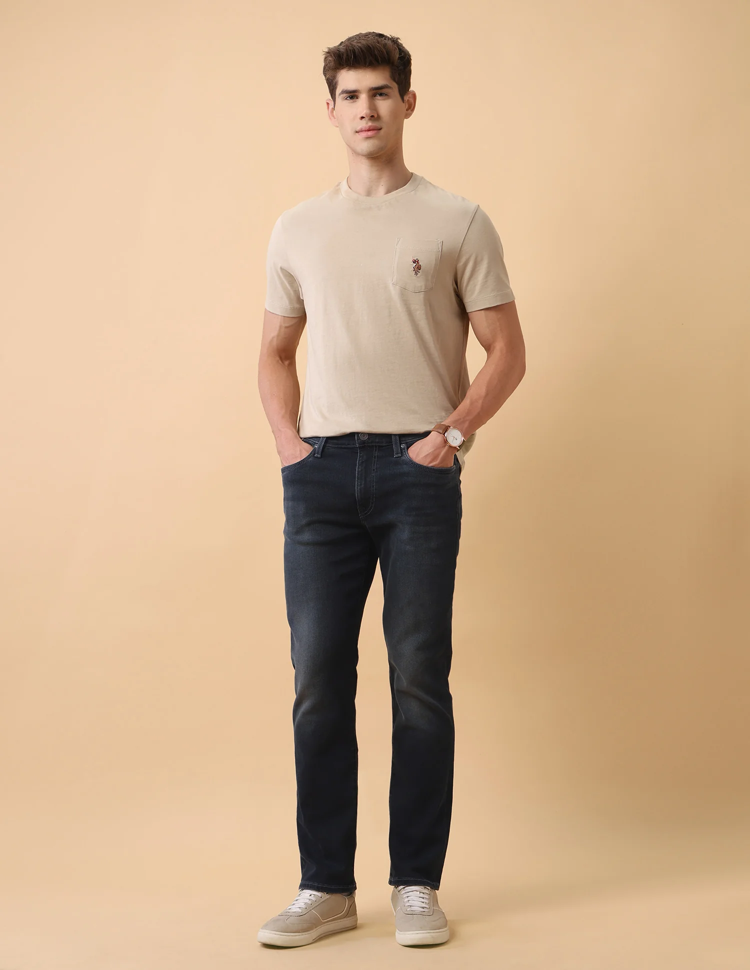 Pacho X Harold Slim Straight Fit Blue Jeans - Image 3