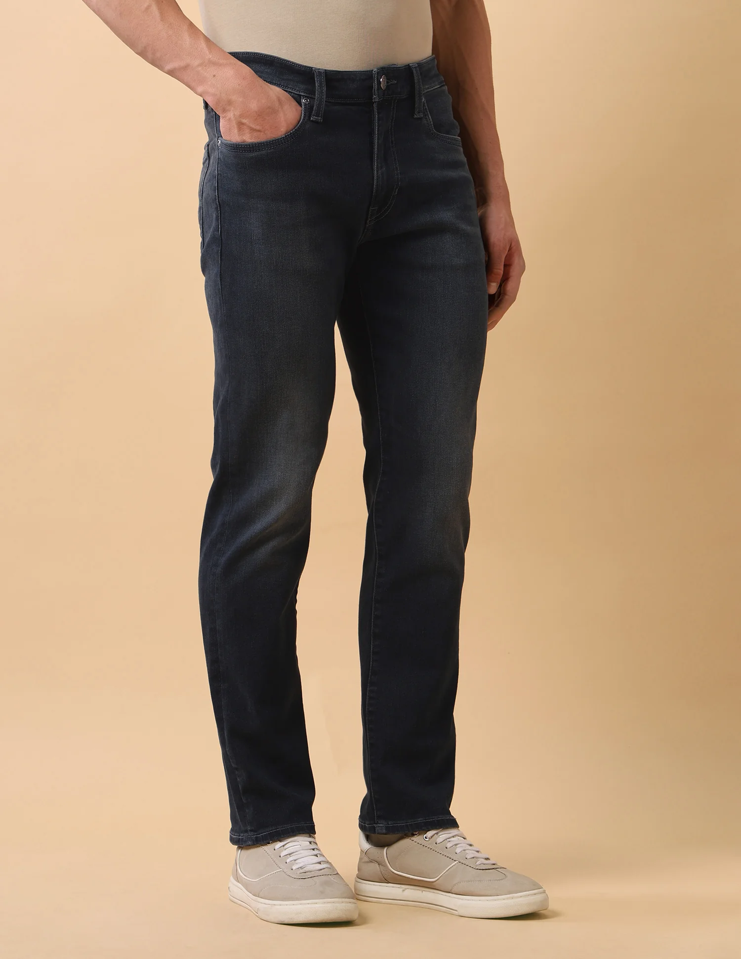 Pacho X Harold Slim Straight Fit Blue Jeans - Image 4