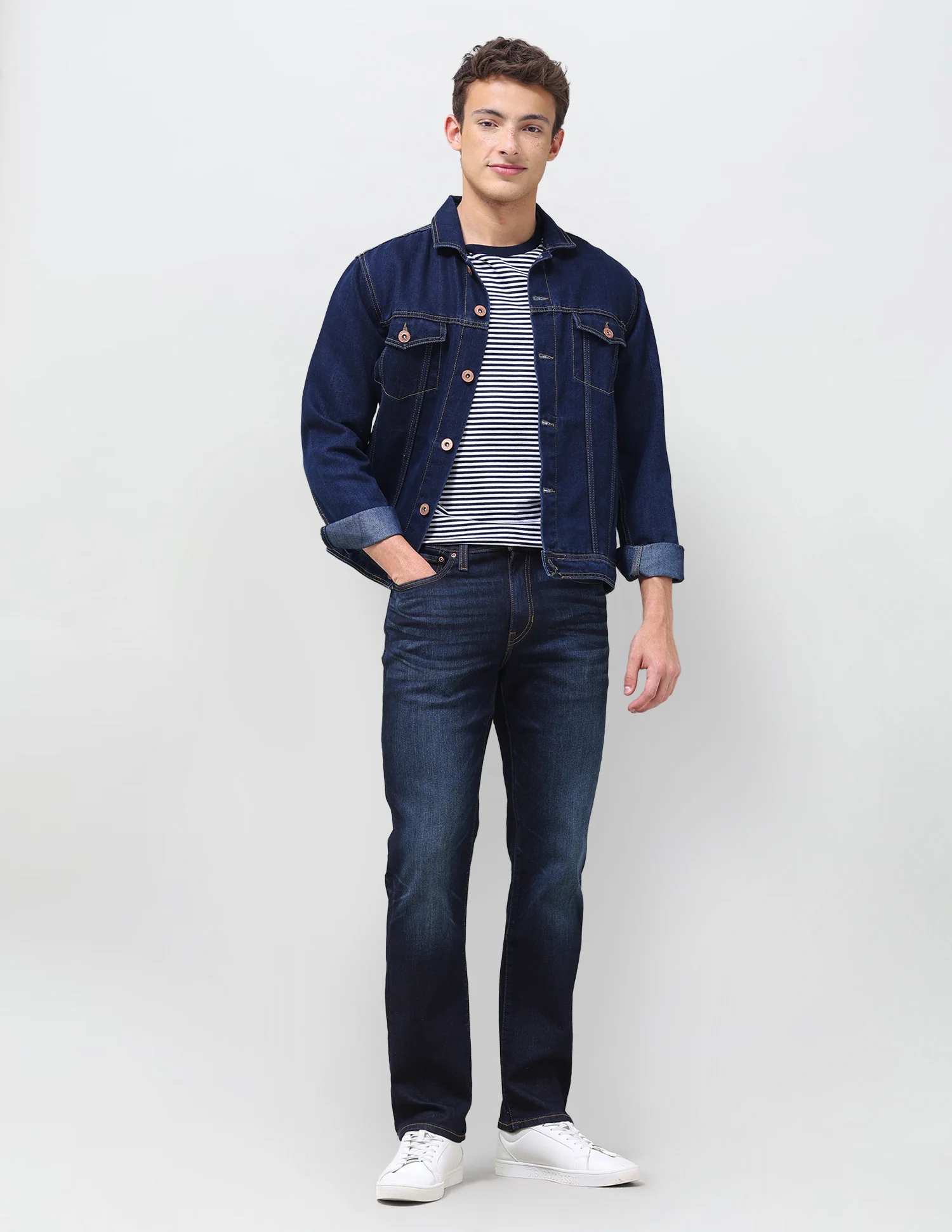 Pacho X Harold Slim Straight Fit Blue Jeans - Image 3