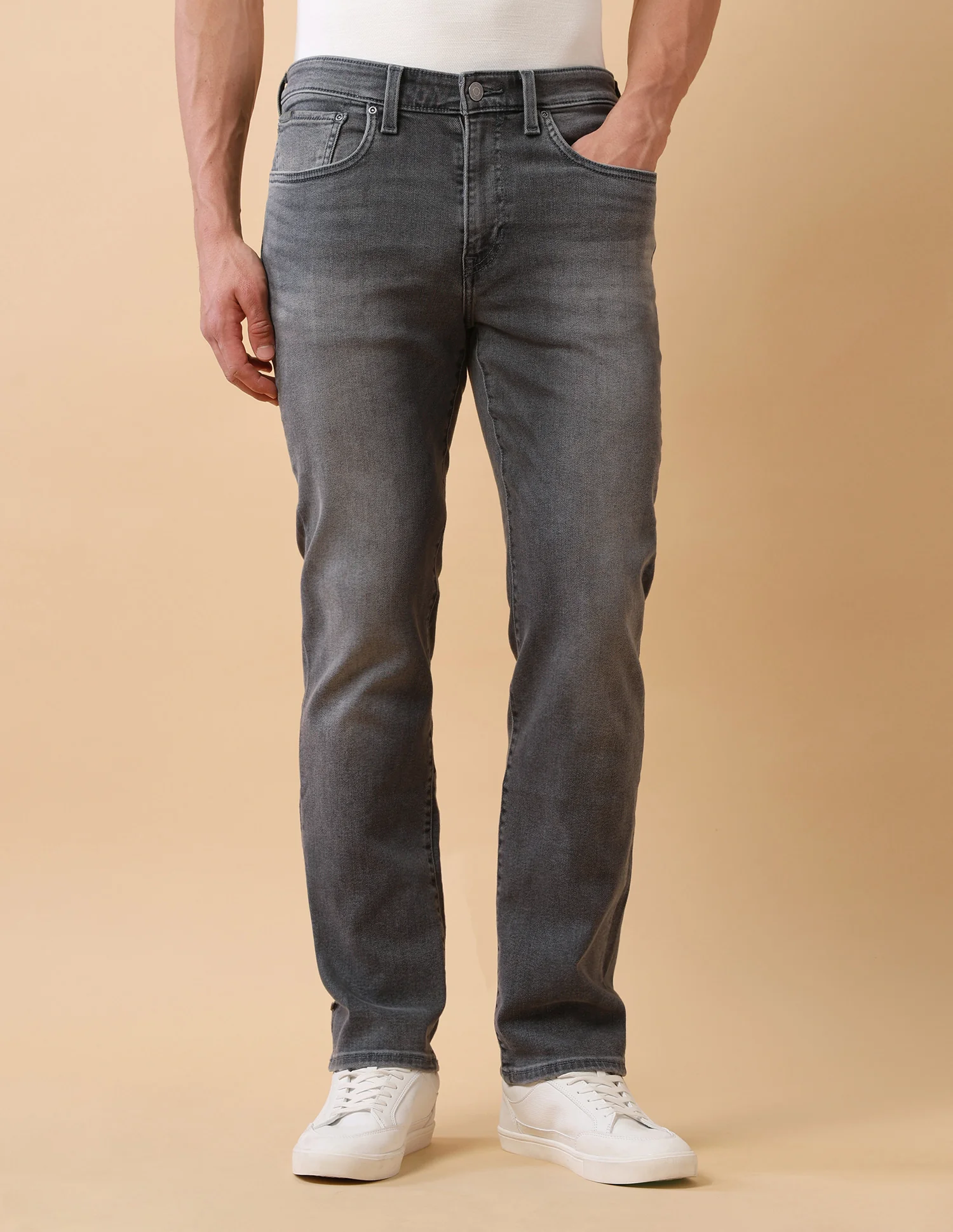 Pacho X Harold Slim Straight Fit Grey Jeans - Image 6