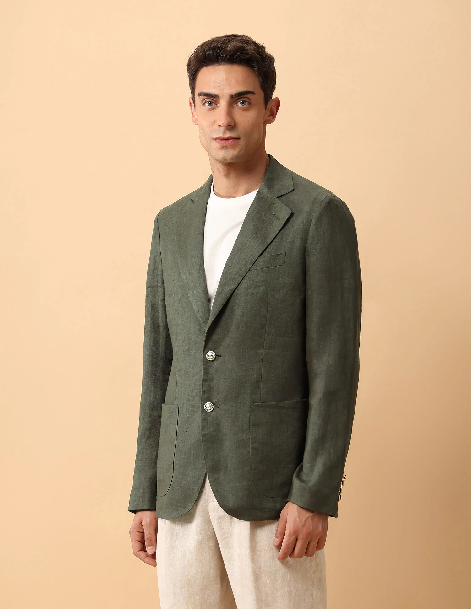 Pacho X Pure Linen Slim Fit Blazer - Image 4