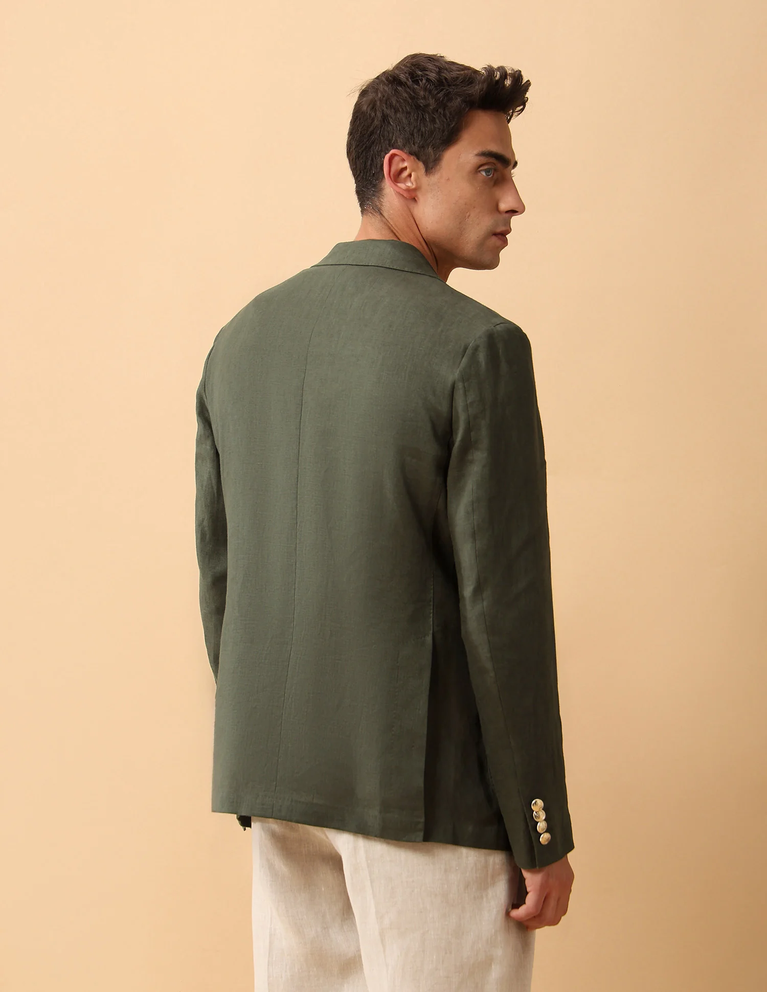 Pacho X Pure Linen Slim Fit Blazer - Image 5