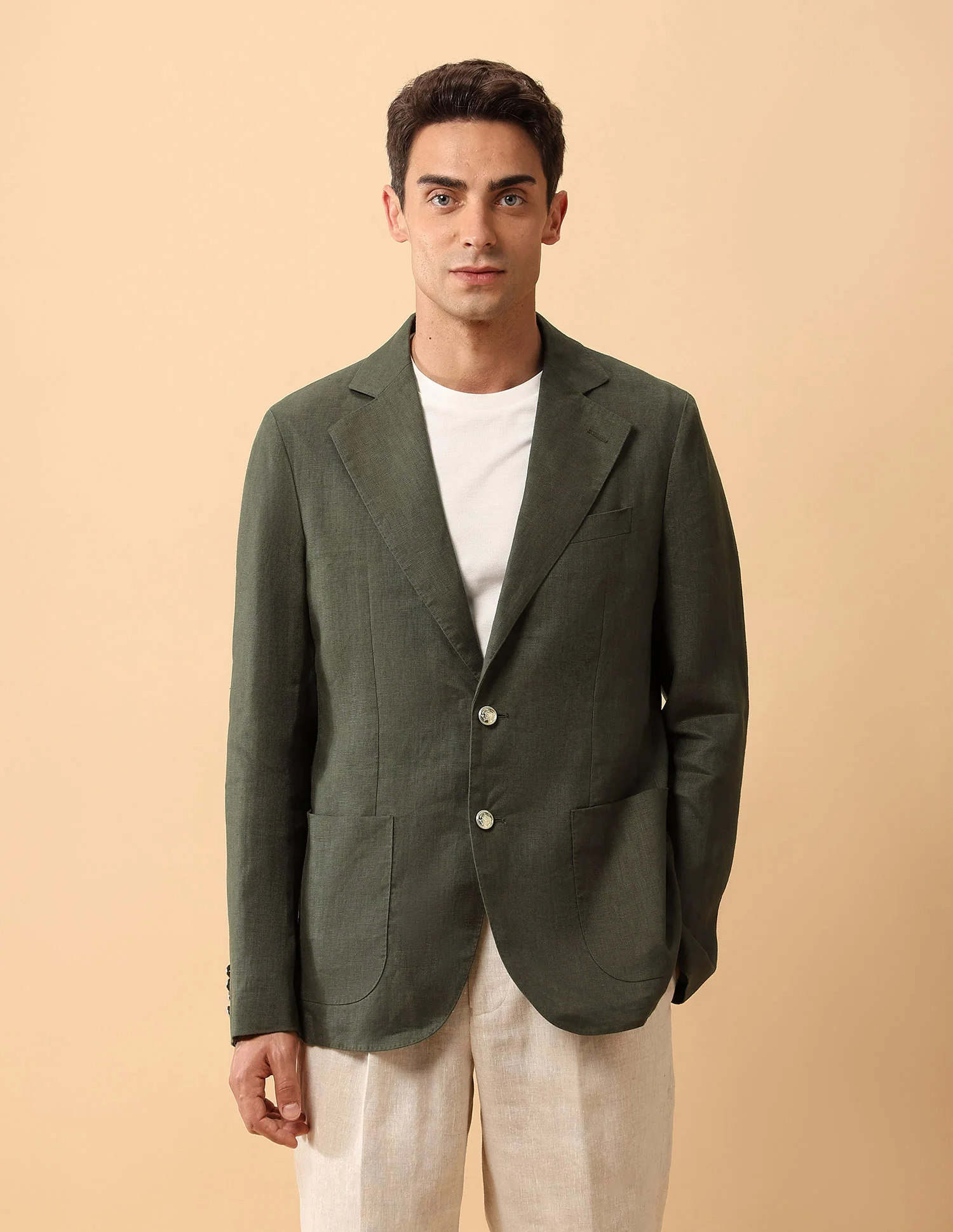 Pacho X Pure Linen Slim Fit Blazer - Image 6