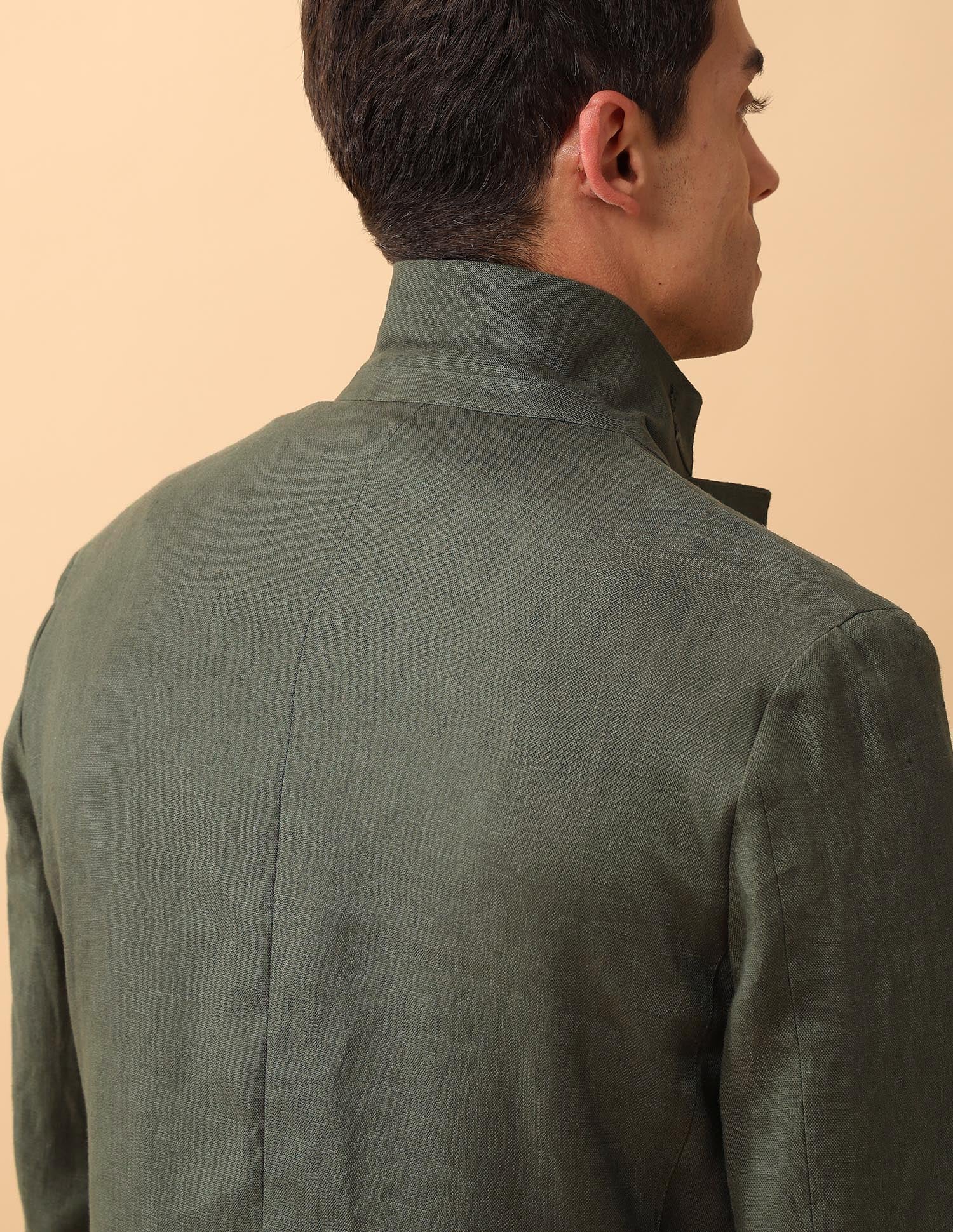Pacho X Pure Linen Slim Fit Blazer - Image 9