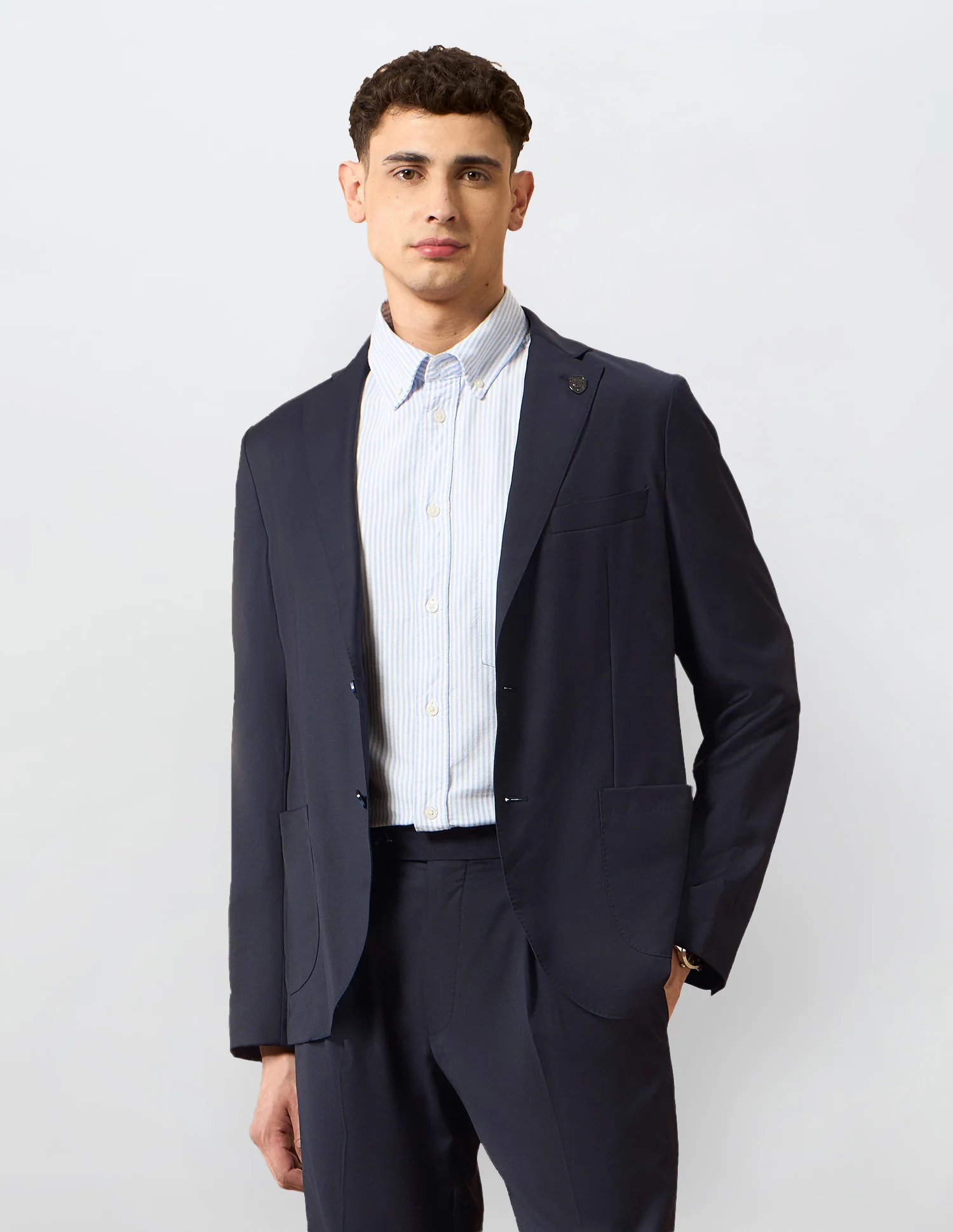 Pacho X Satin Slim Fit Blazer