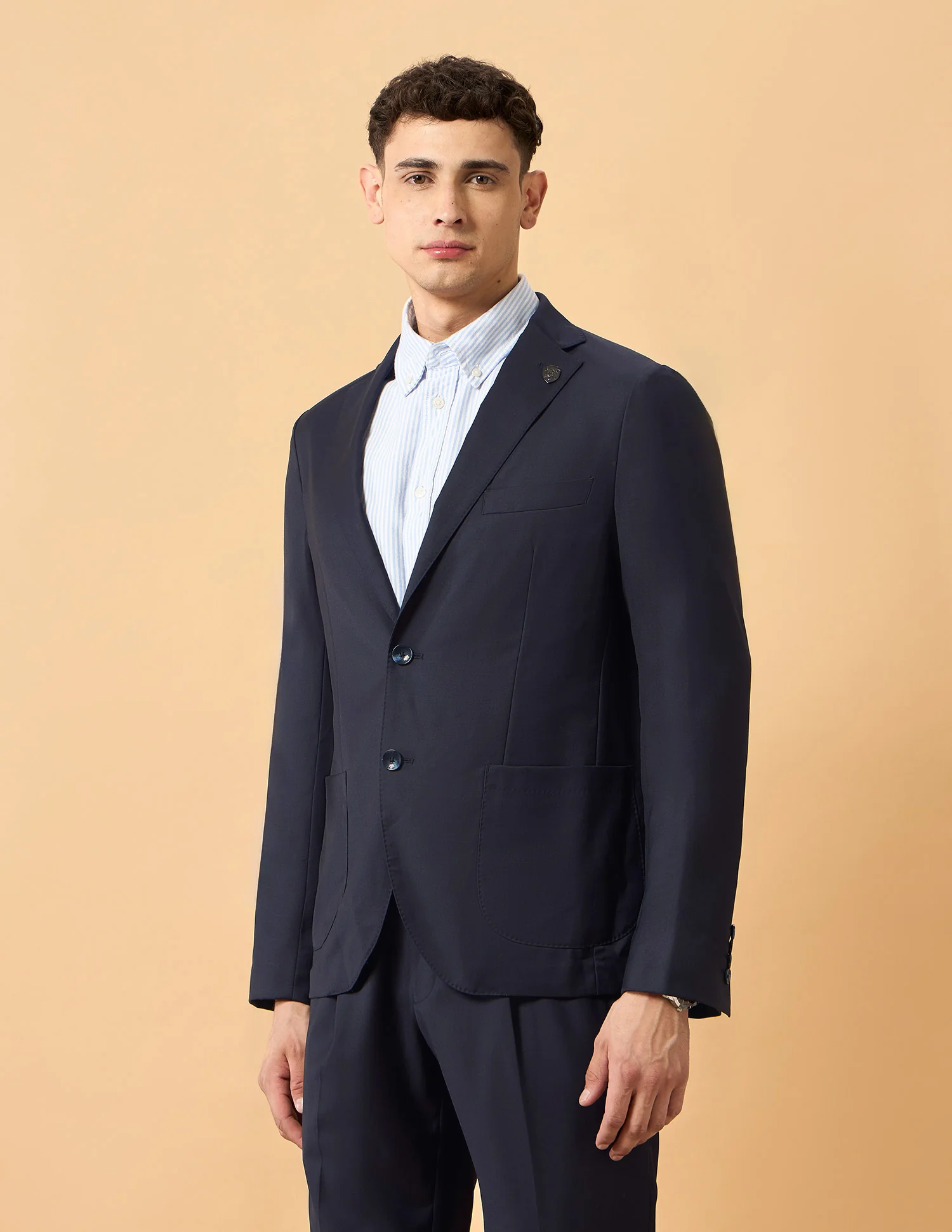 Pacho X Satin Slim Fit Blazer - Image 4