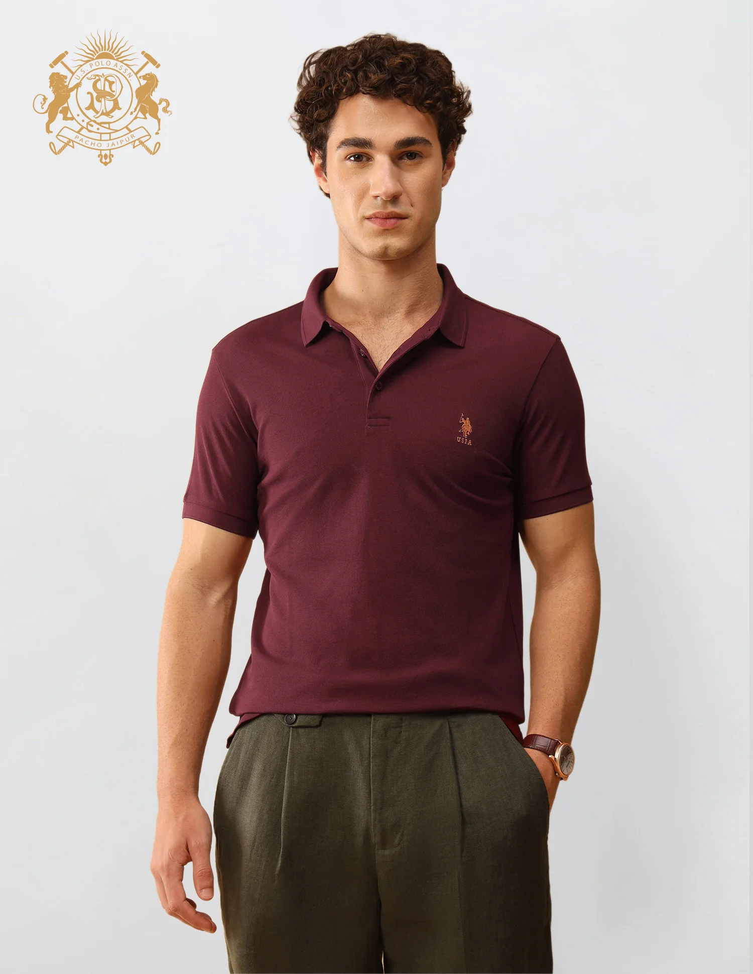 Pacho X Slim Fit Solid Polo Shirt