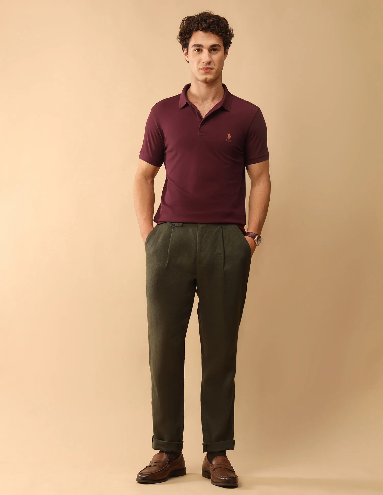 Pacho X Slim Fit Solid Polo Shirt - Image 3