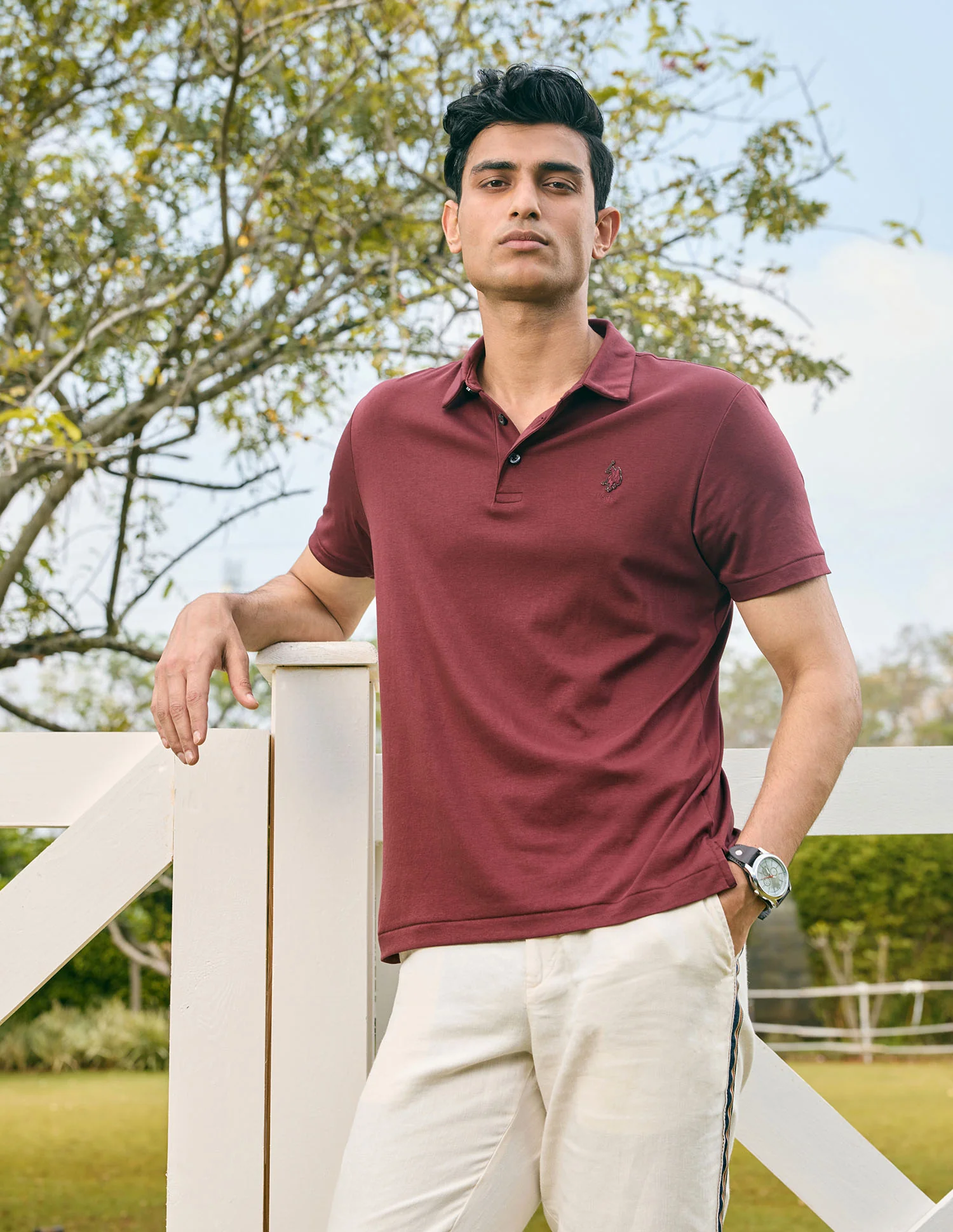 Pacho X Slim Fit Solid Polo Shirt - Image 6