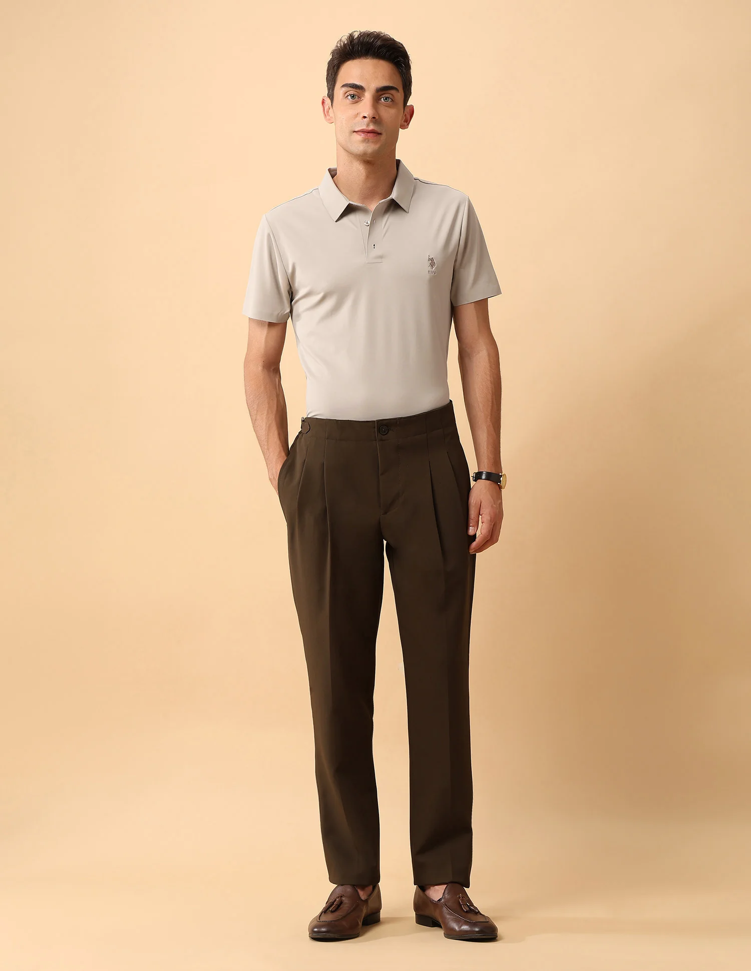 Pacho X Slim Fit Solid Polo Shirt - Image 3