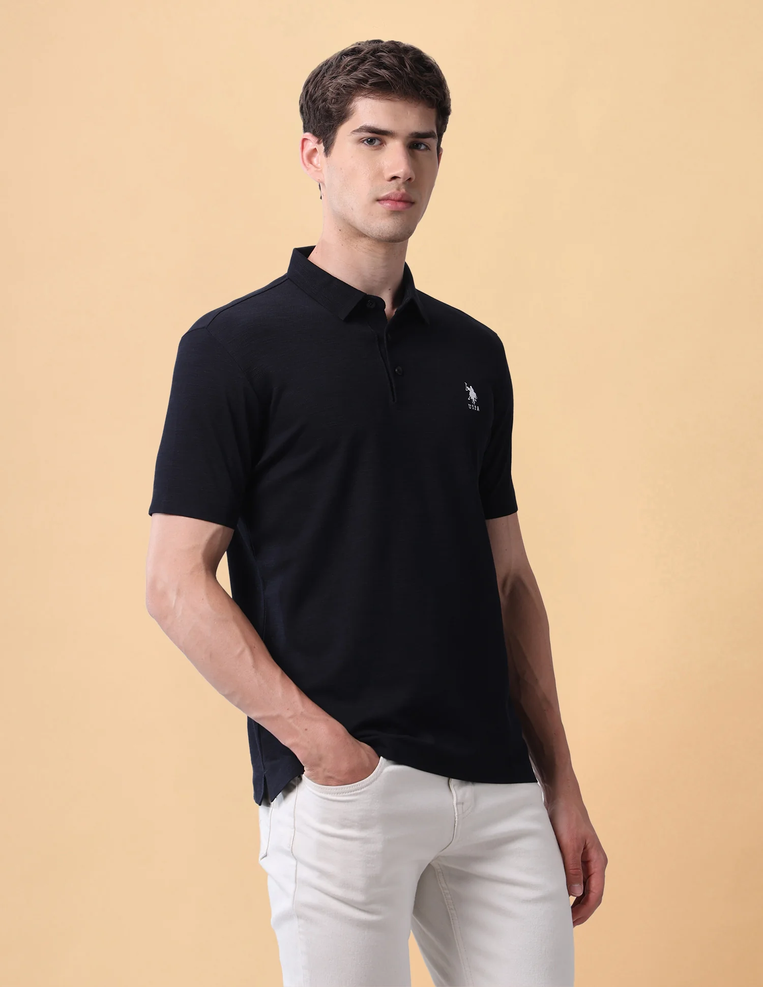 Pacho X Solid Slim Fit Polo Shirt - Image 4