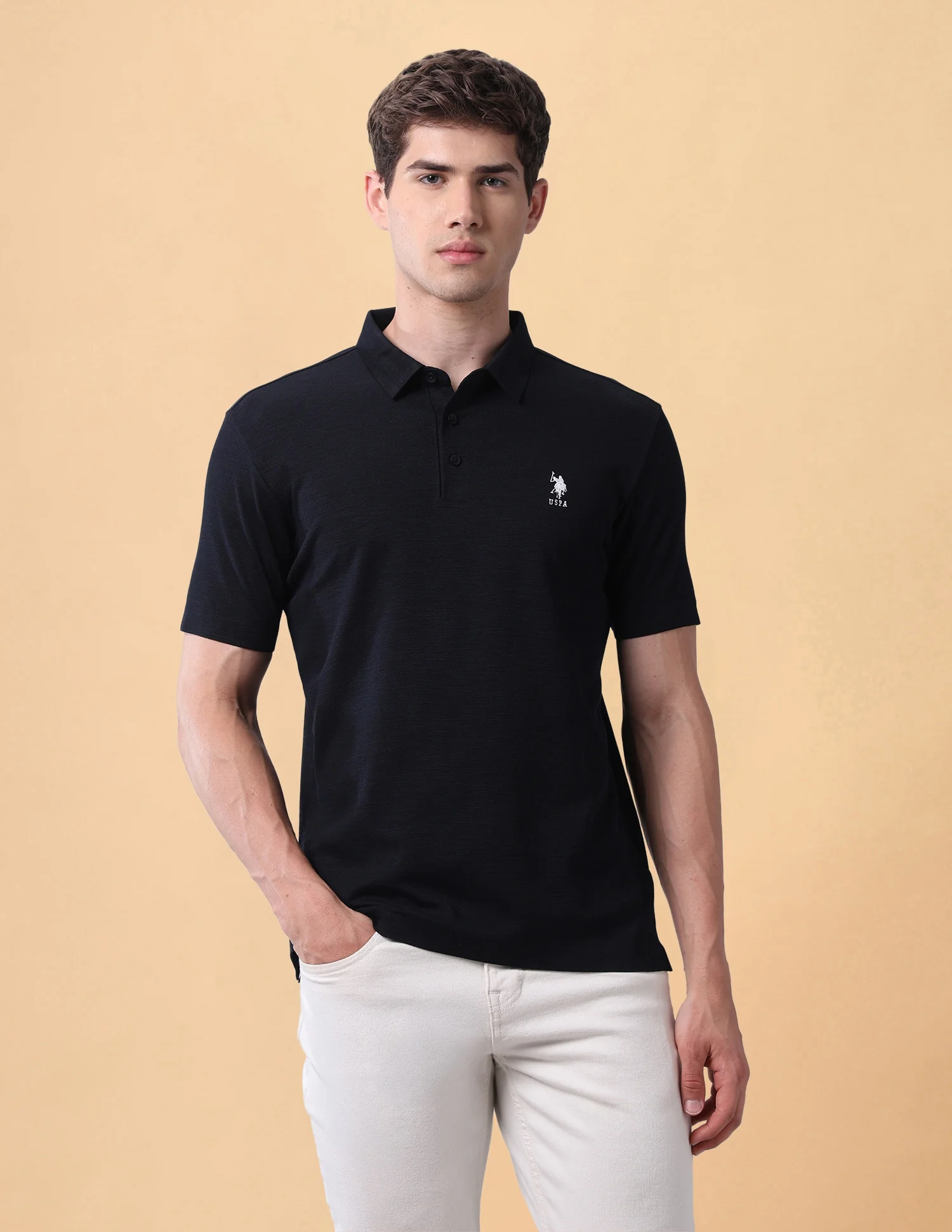 Pacho X Solid Slim Fit Polo Shirt - Image 6