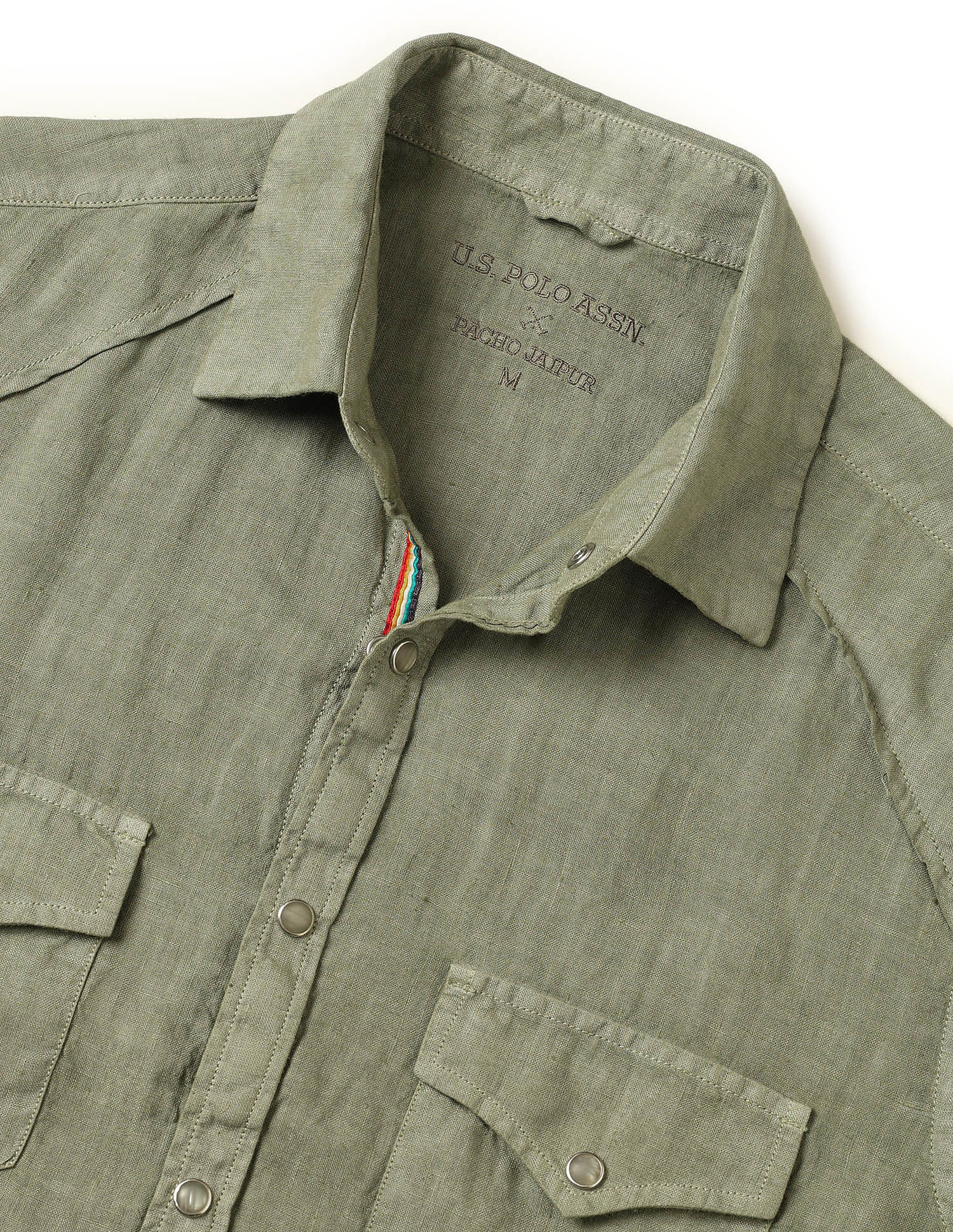 Pacho X Tailored Fit Linen Shirt - Image 9