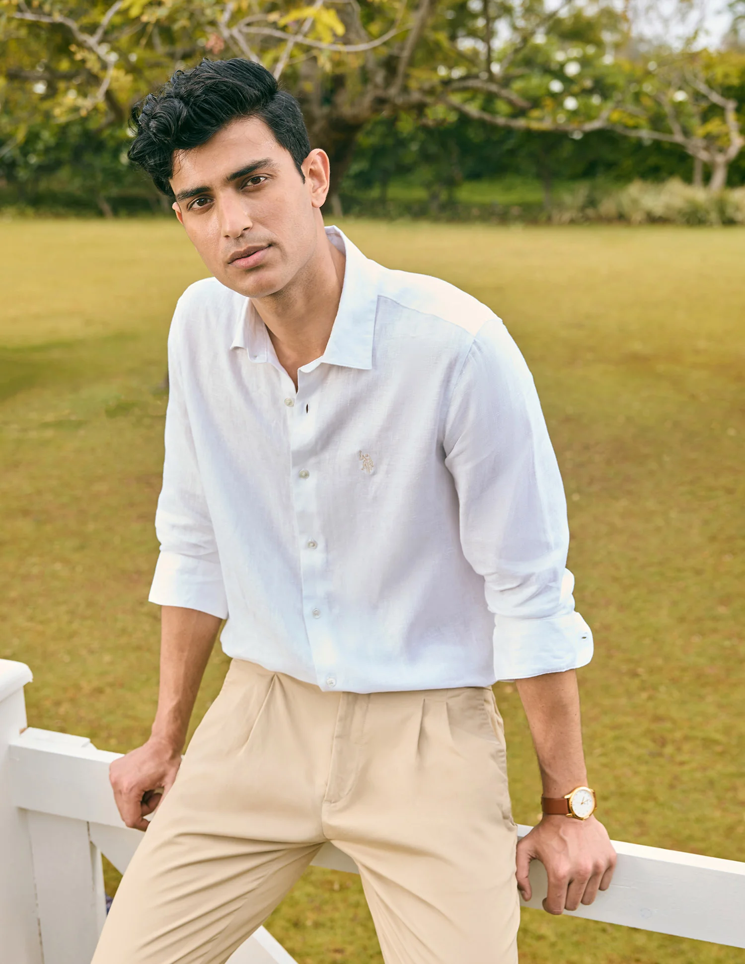 Pacho X Tailored Fit Pure Linen Shirt - Image 6