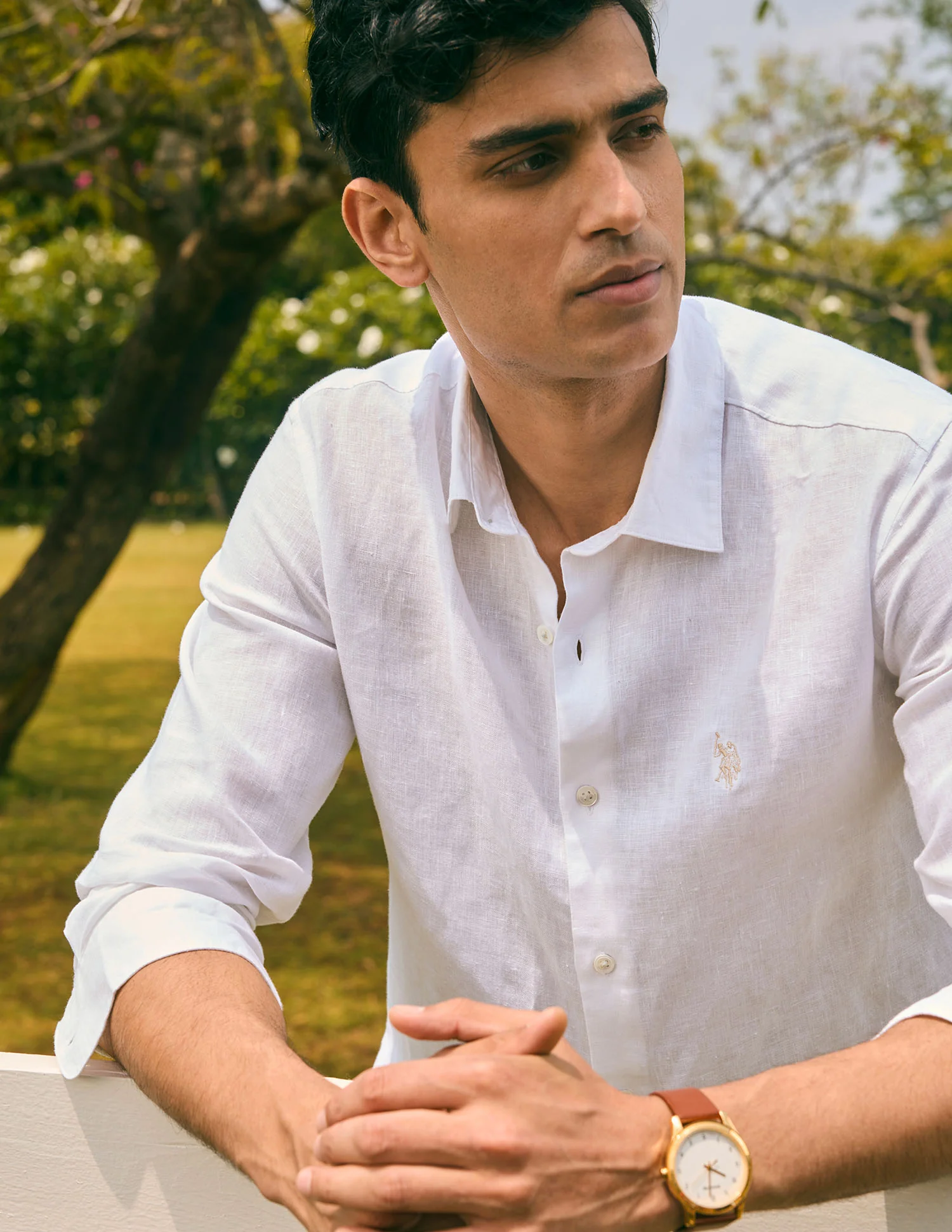 Pacho X Tailored Fit Pure Linen Shirt - Image 7