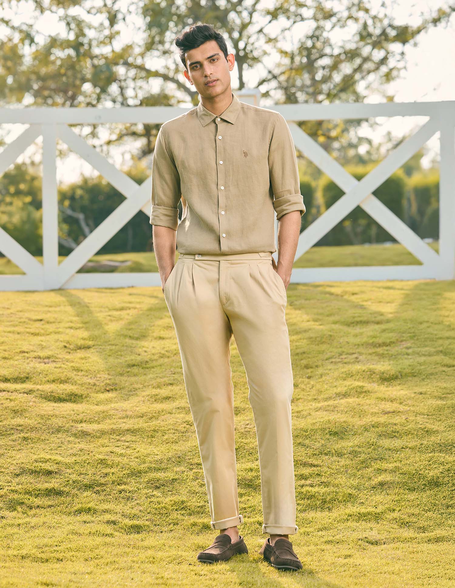 Pacho X Tailored Fit Pure Linen Shirt - Image 3