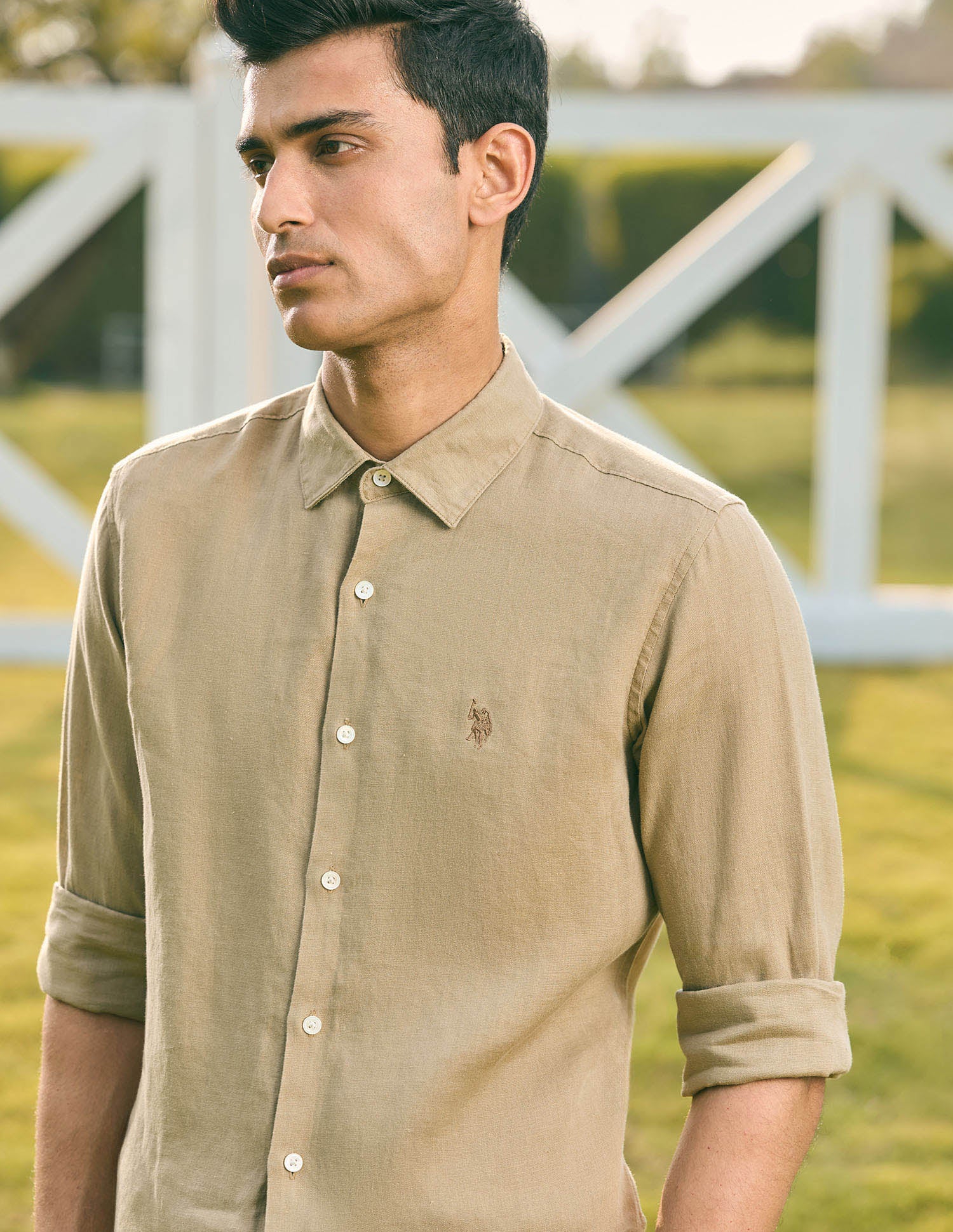 Pacho X Tailored Fit Pure Linen Shirt - Image 7