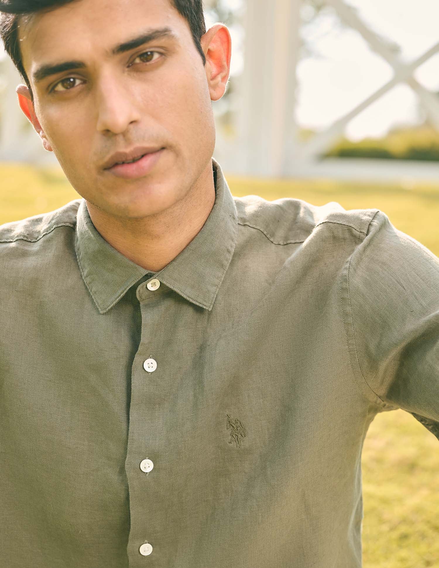 Pacho X Tailored Fit Pure Linen Shirt - Image 7