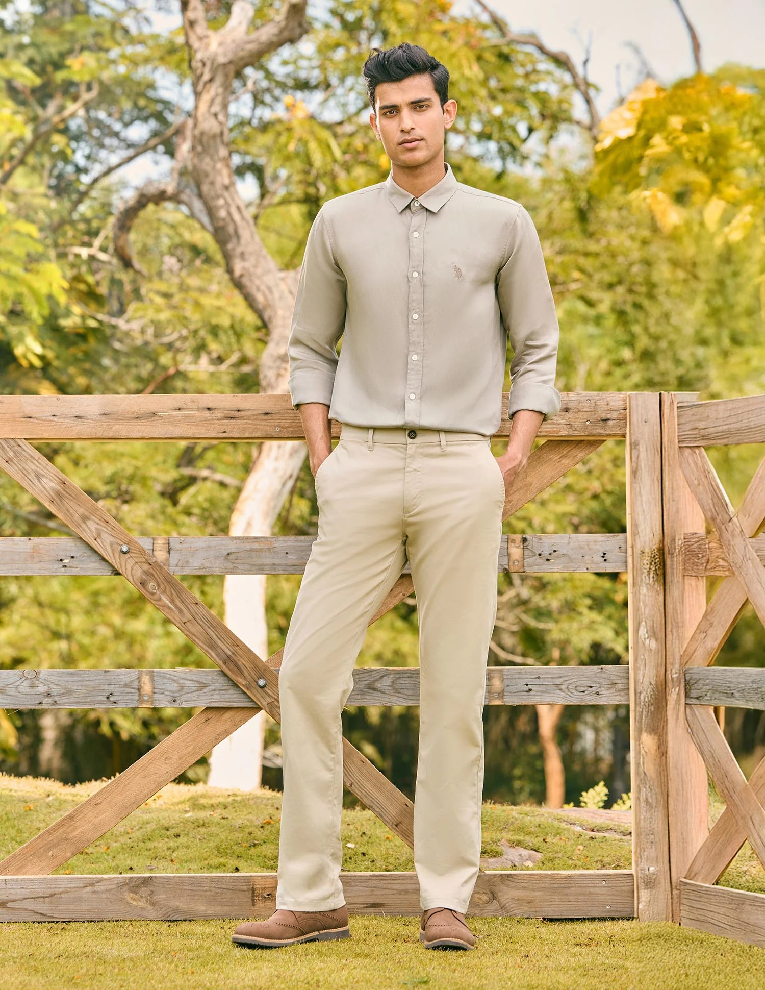 Pacho X Tailored Fit Twill Shirt - Image 3