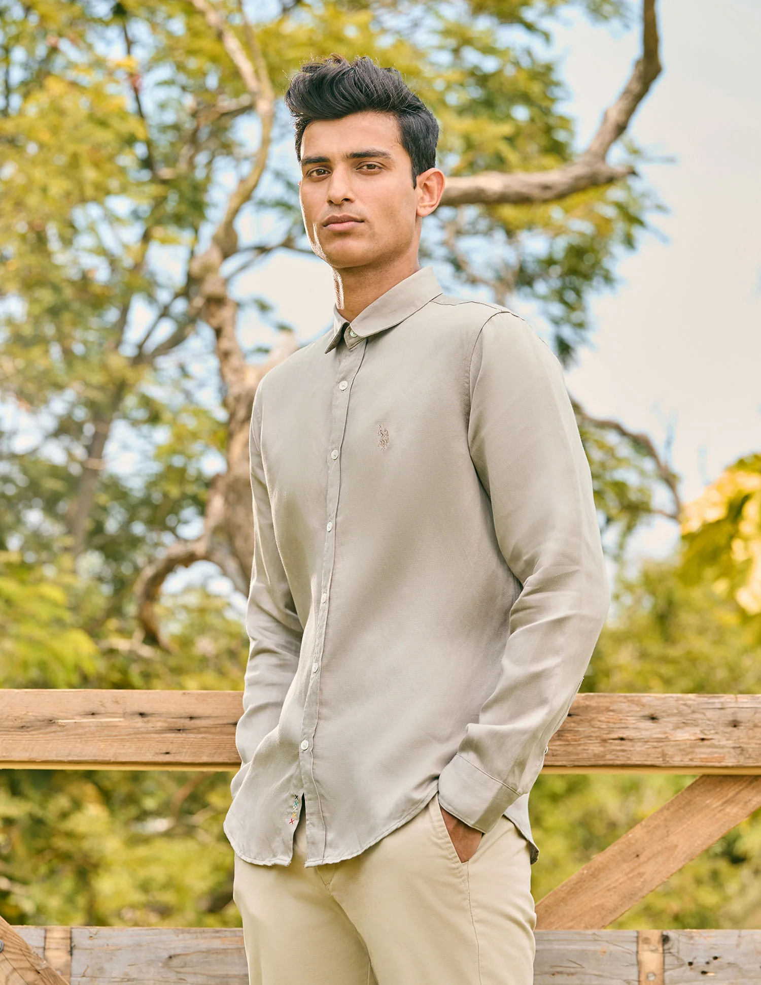 Pacho X Tailored Fit Twill Shirt - Image 4