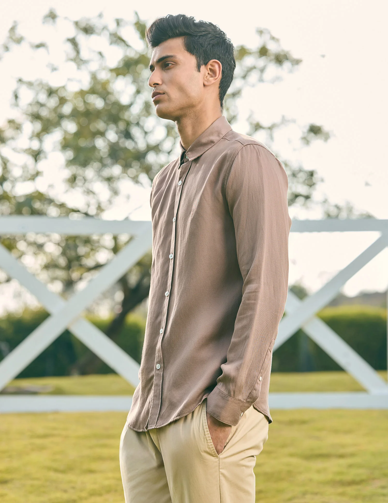 Pacho X Tailored Fit Twill Shirt - Image 4