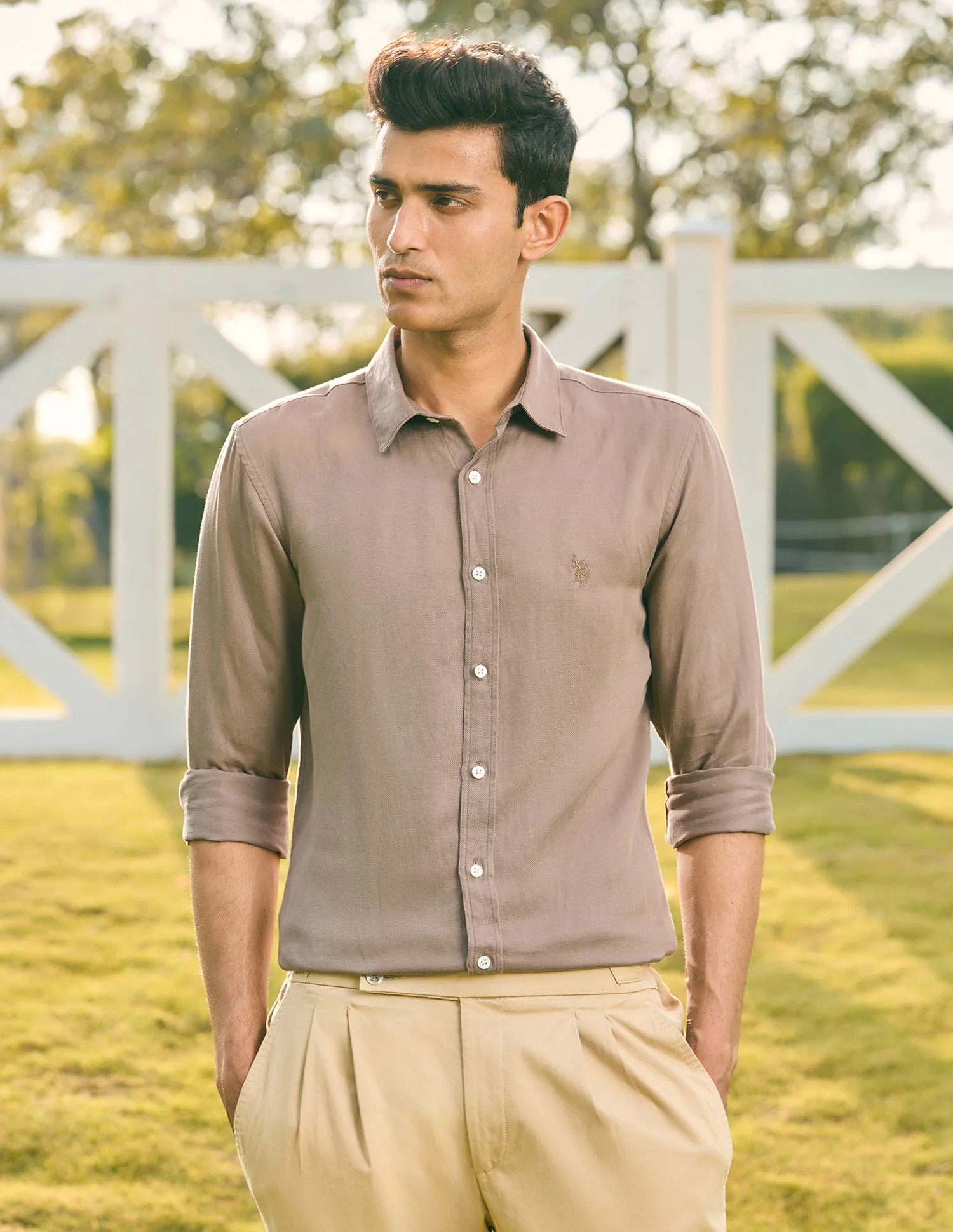 Pacho X Tailored Fit Twill Shirt - Image 6