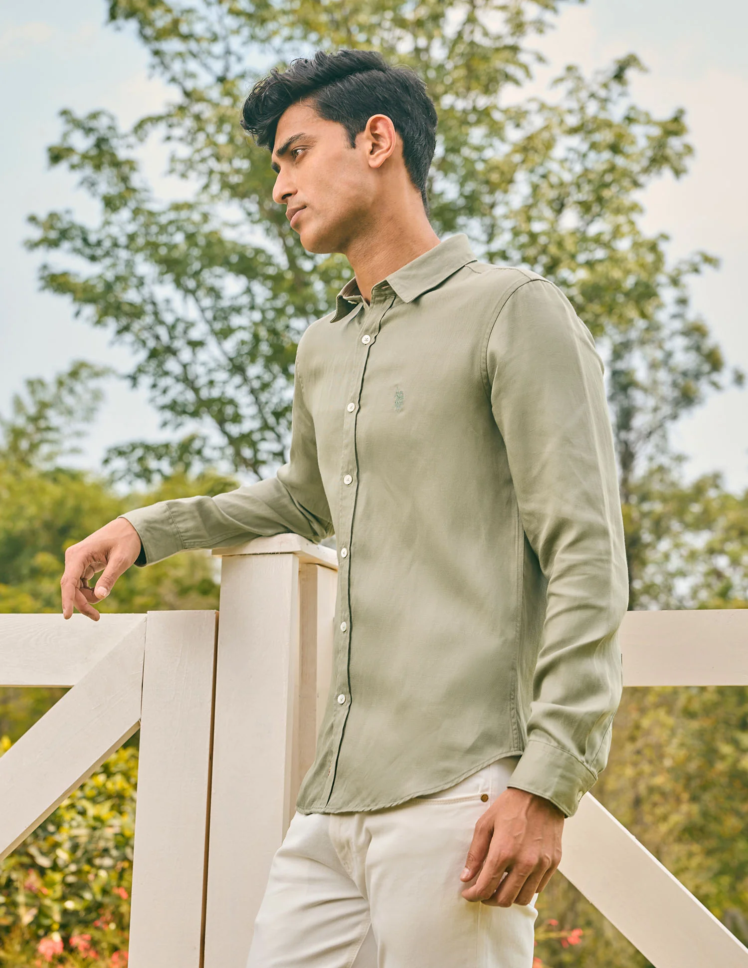 Pacho X Tailored Fit Twill Shirt - Image 4