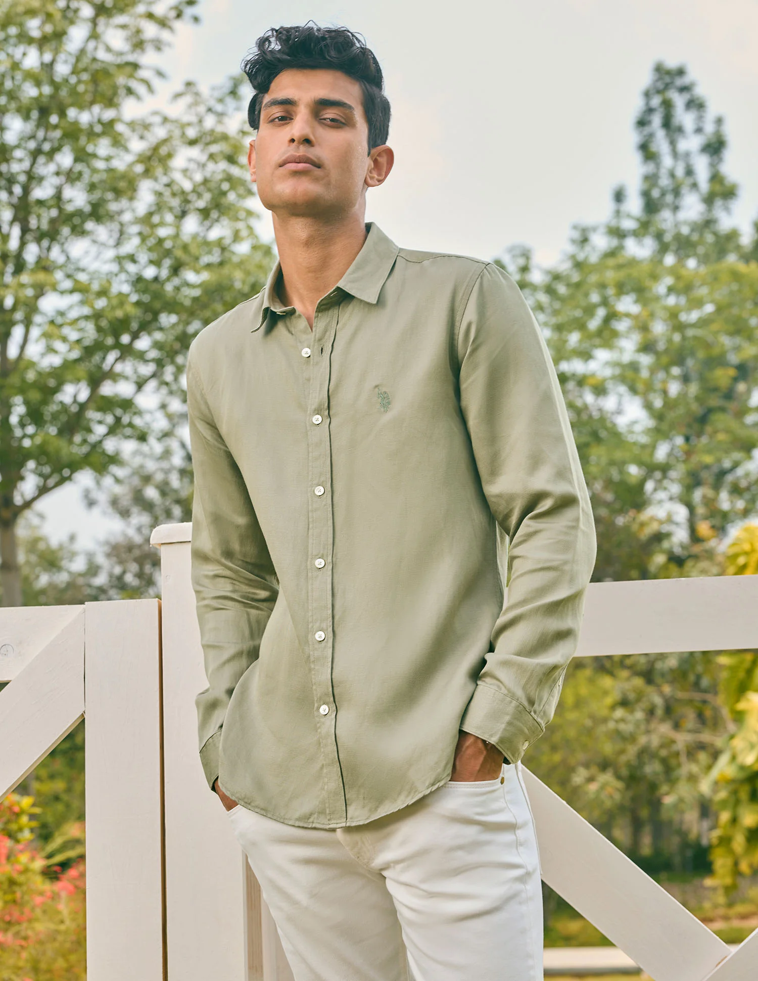 Pacho X Tailored Fit Twill Shirt - Image 6