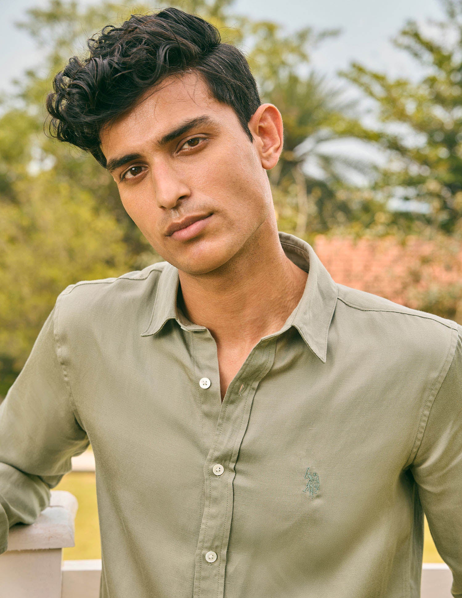Pacho X Tailored Fit Twill Shirt - Image 7
