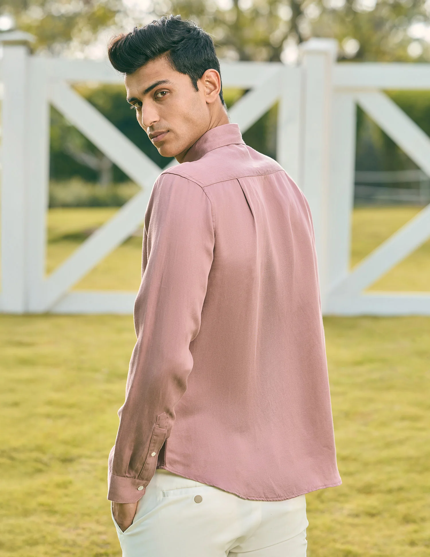 Pacho X Tailored Fit Twill Shirt - Image 5