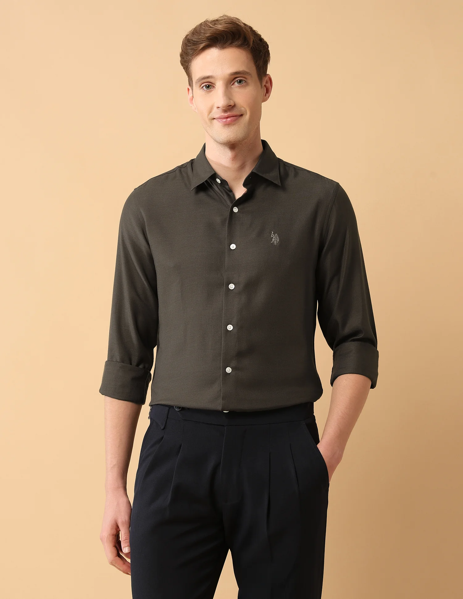 Pacho X Twill Tailored Fit Shirt - Image 9