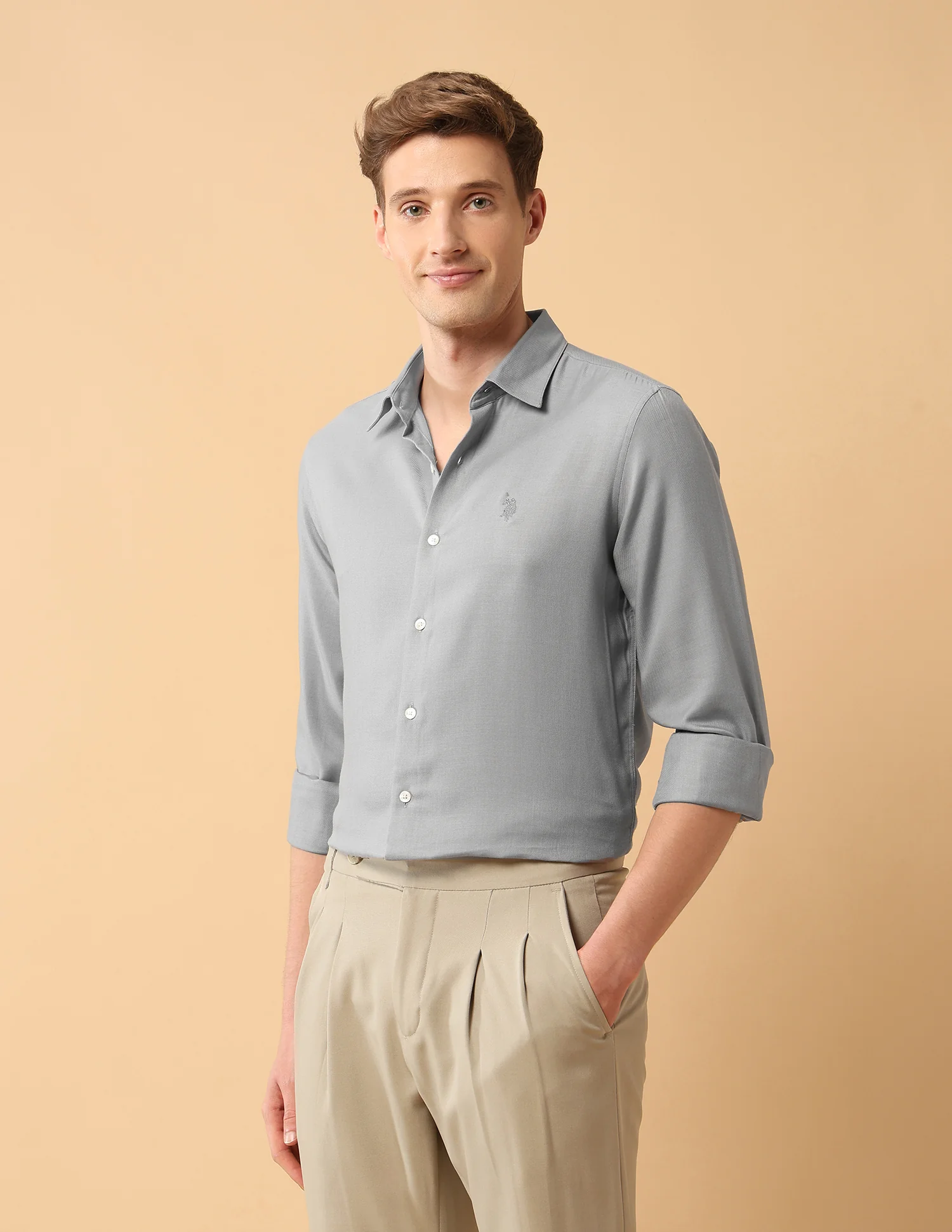 Pacho X Twill Tailored Fit Shirt - Image 4