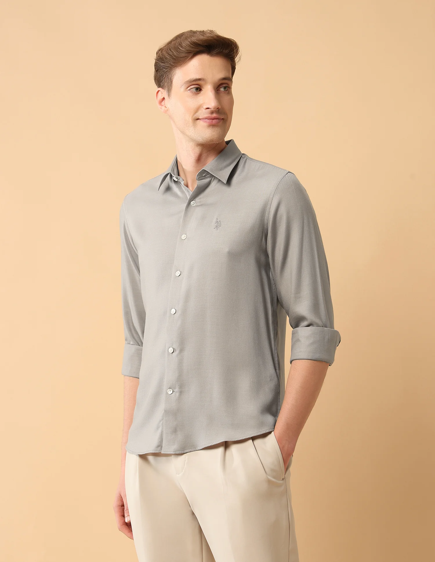 Pacho X Twill Tailored Fit Shirt - Image 4
