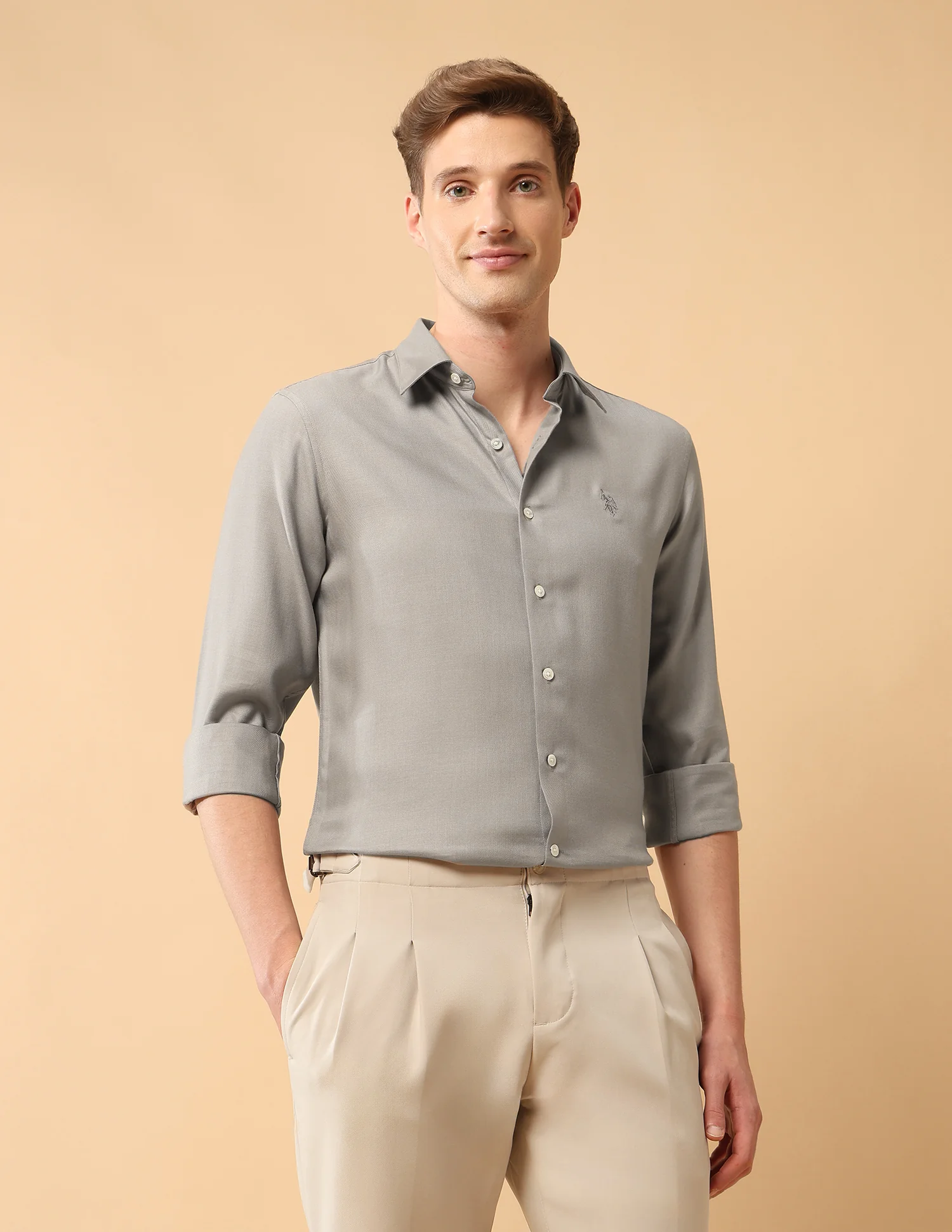 Pacho X Twill Tailored Fit Shirt - Image 9