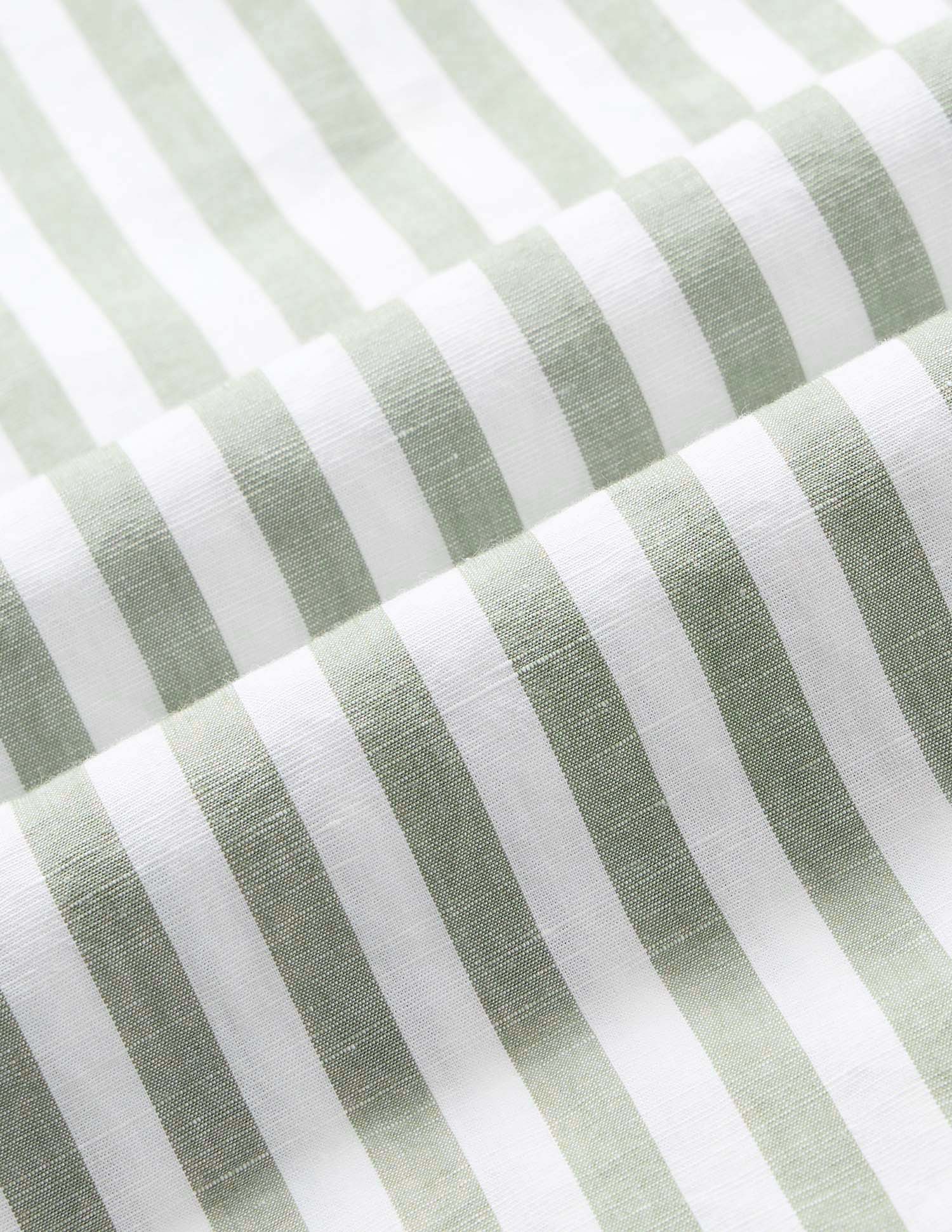 Pacho X Vertical Stripe Cotton Linen Shirt - Image 2