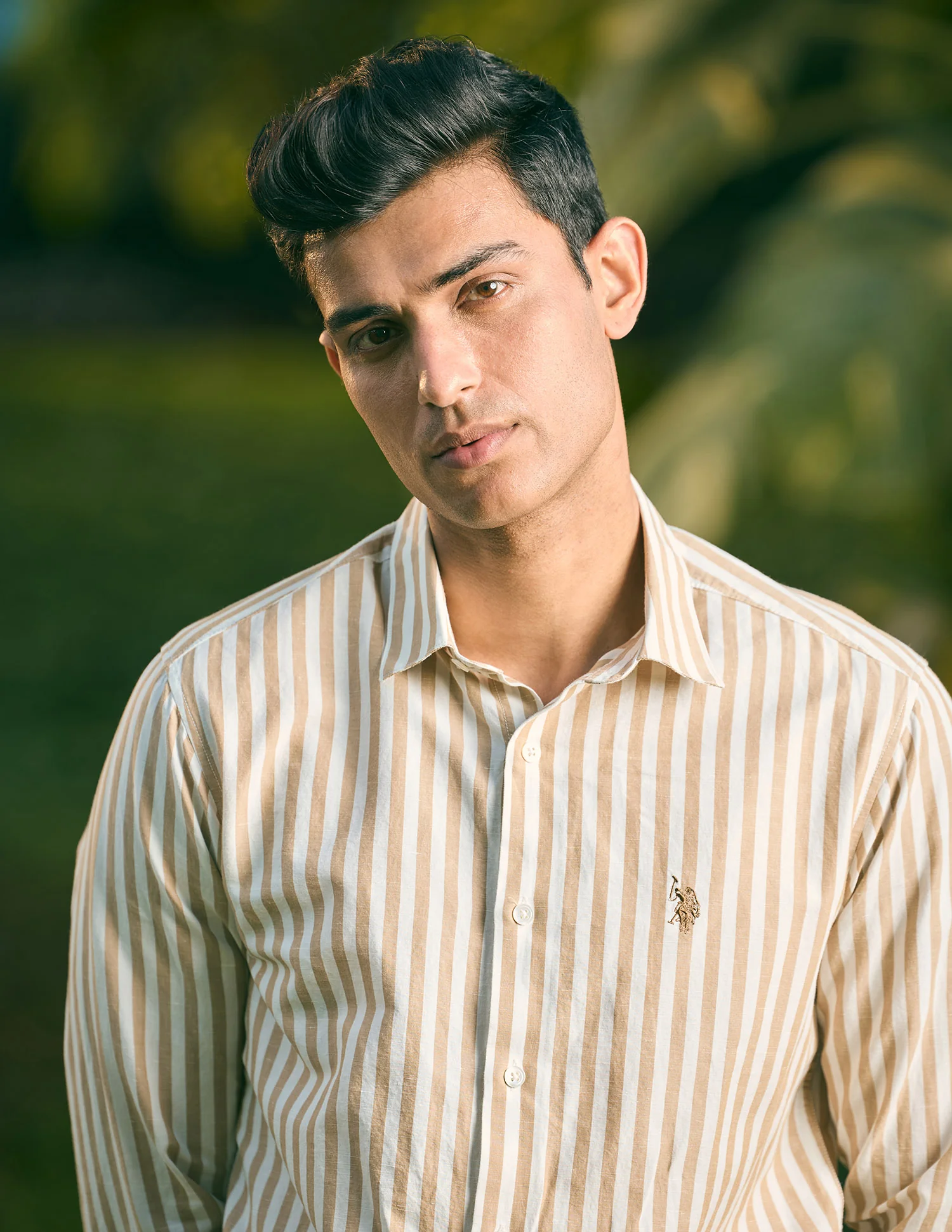 Pacho X Vertical Stripe Cotton Linen Shirt - Image 7