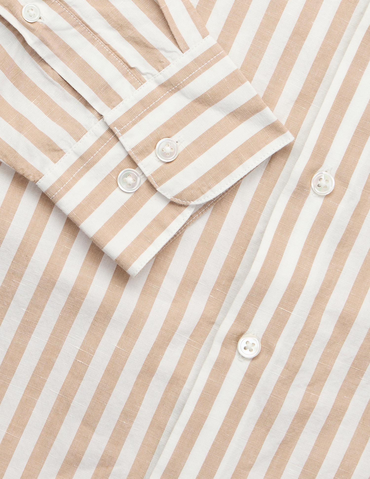 Pacho X Vertical Stripe Cotton Linen Shirt - Image 8