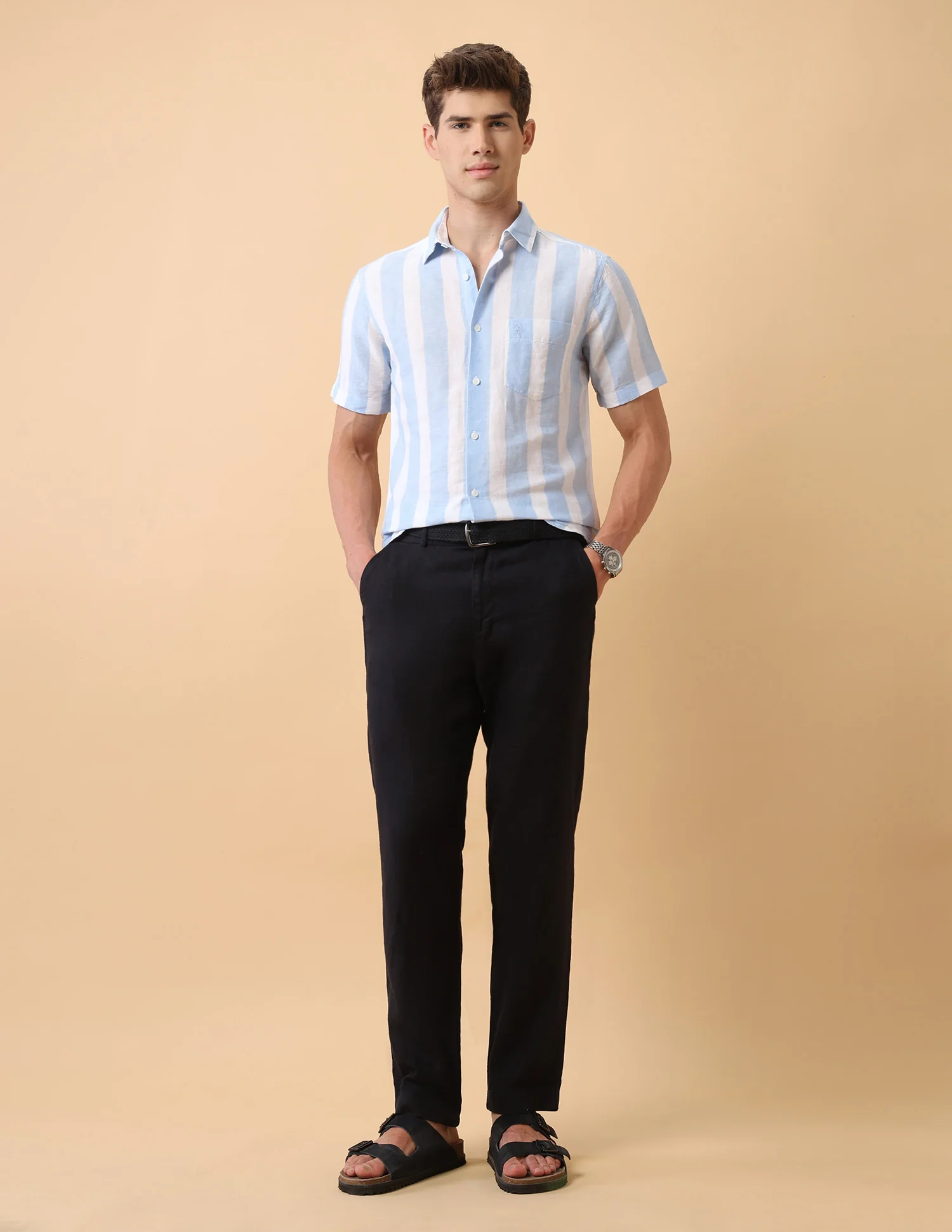 Pacho X Vertical Striped Regular Fit Shirt - Image 3