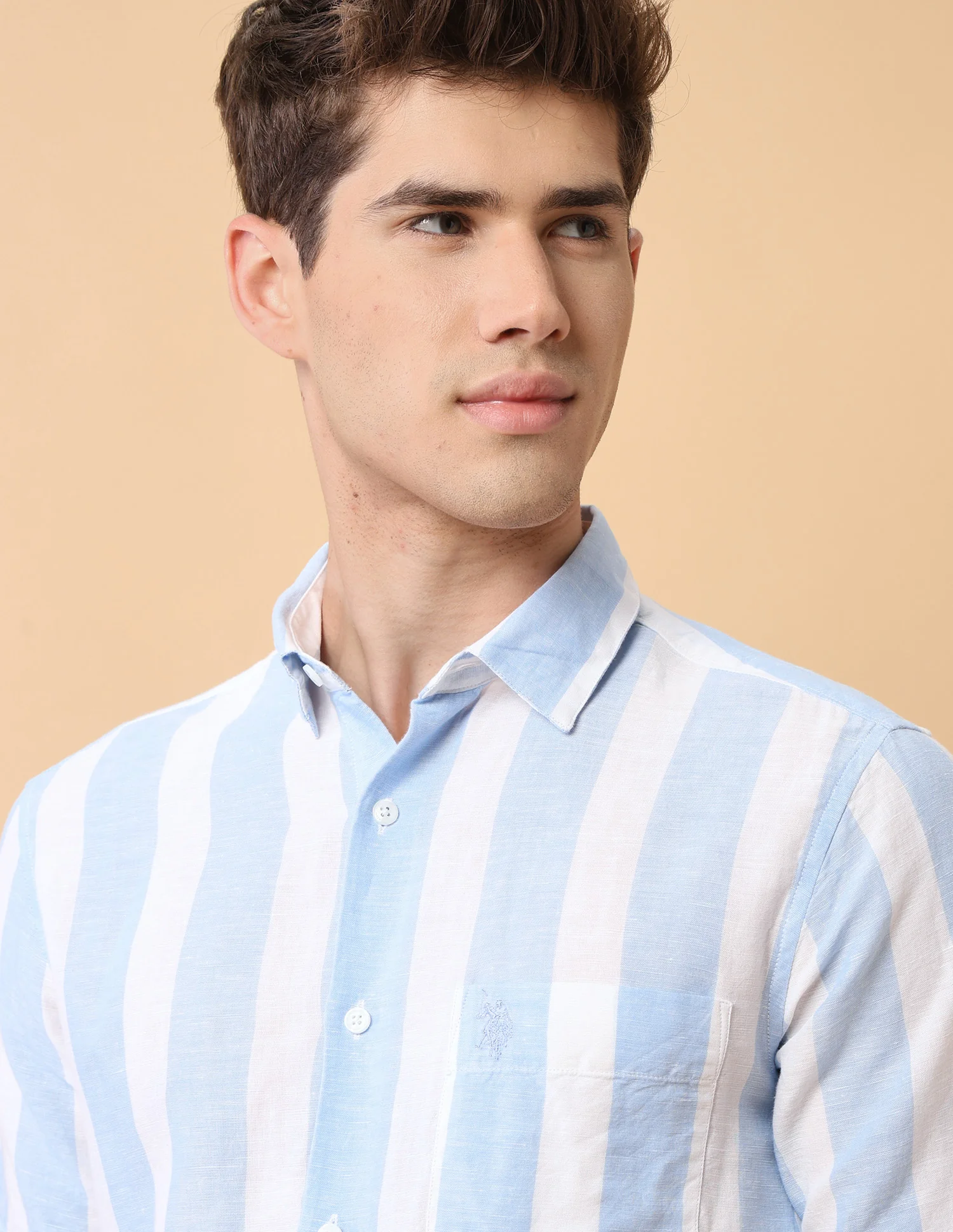 Pacho X Vertical Striped Regular Fit Shirt - Image 7