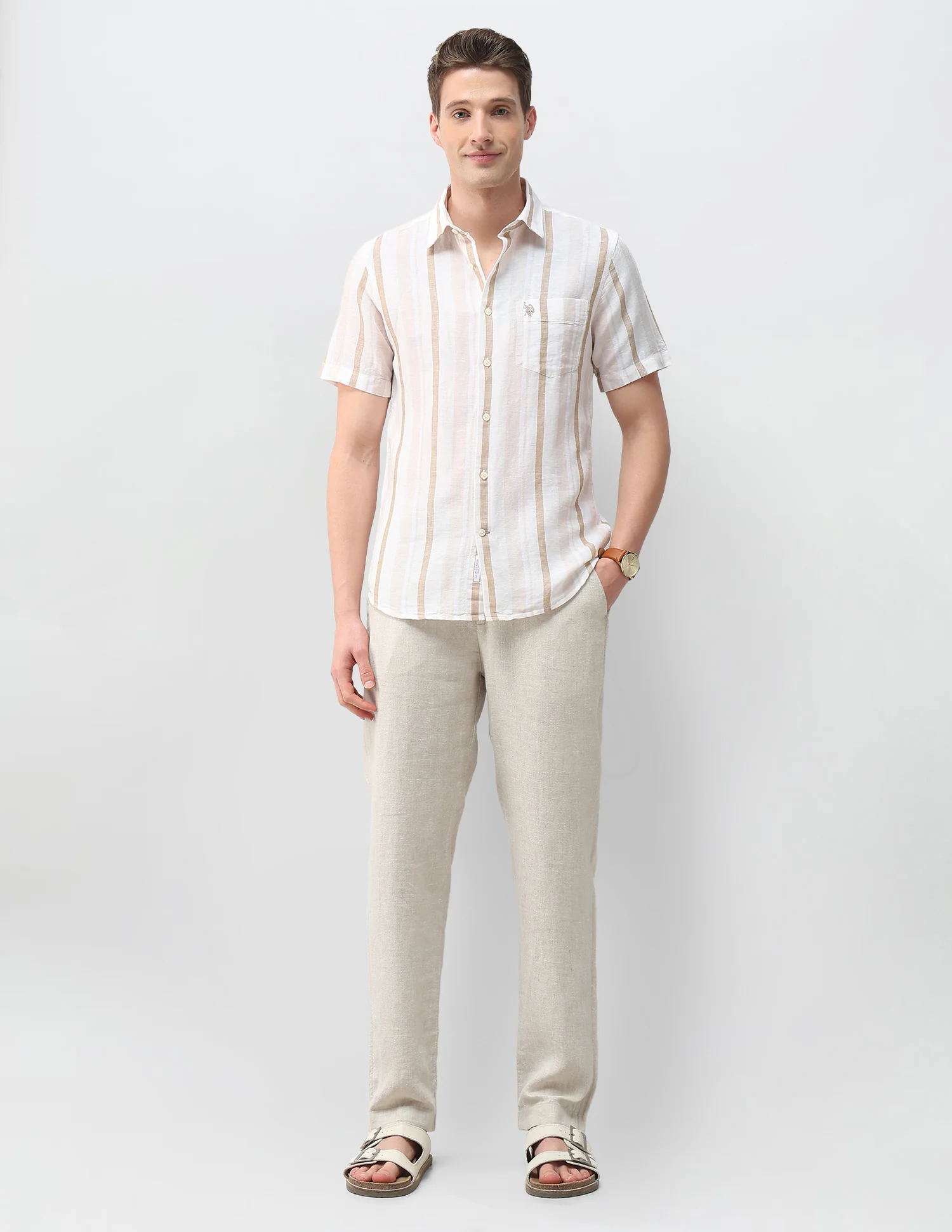Pacho X Vertical Striped Regular Fit Shirt - Image 3