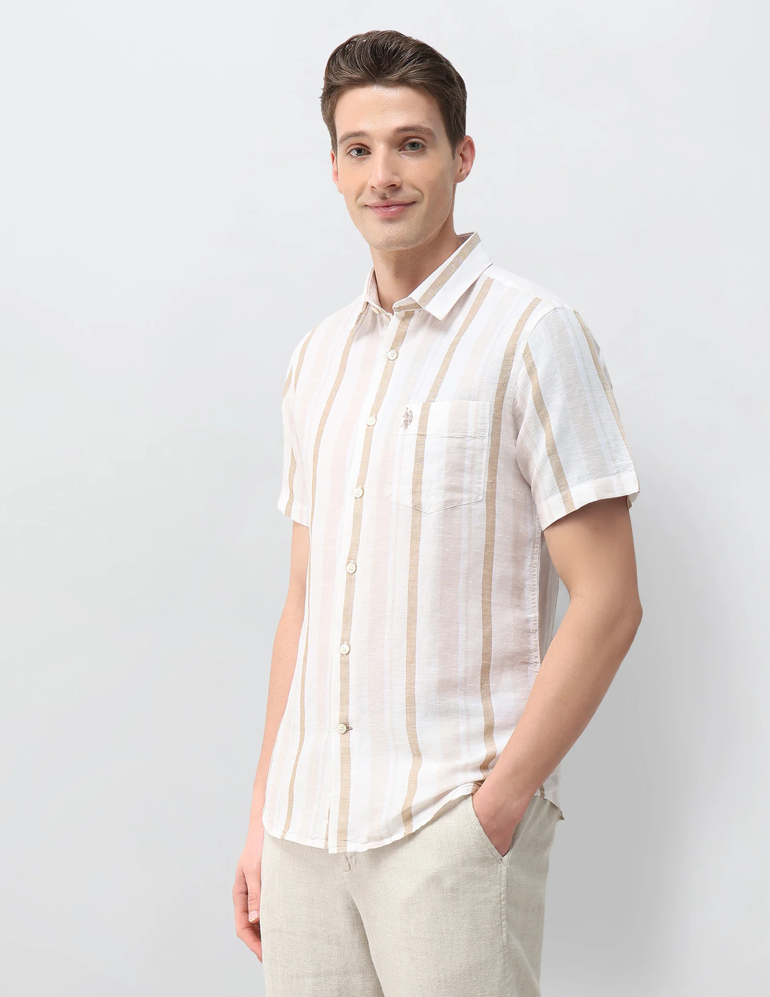 Pacho X Vertical Striped Regular Fit Shirt - Image 4