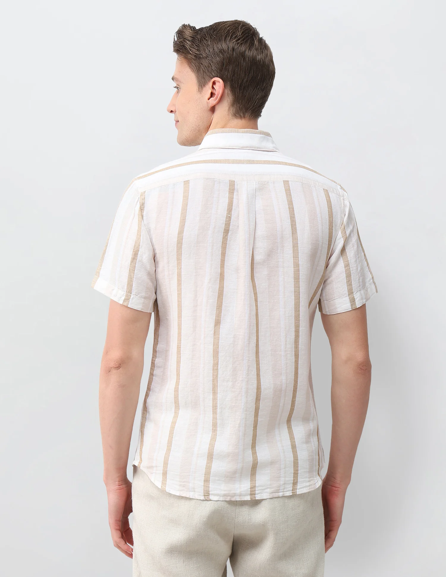 Pacho X Vertical Striped Regular Fit Shirt - Image 5
