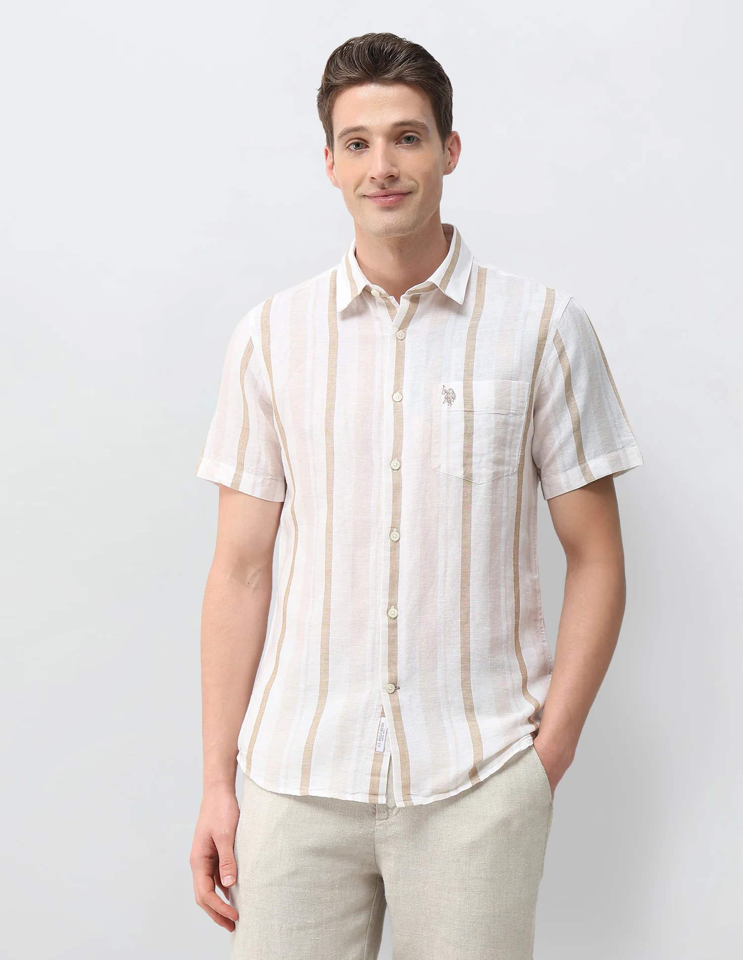 Pacho X Vertical Striped Regular Fit Shirt - Image 6