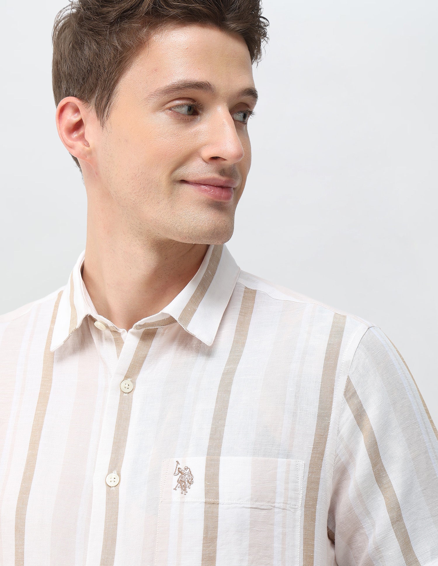 Pacho X Vertical Striped Regular Fit Shirt - Image 7