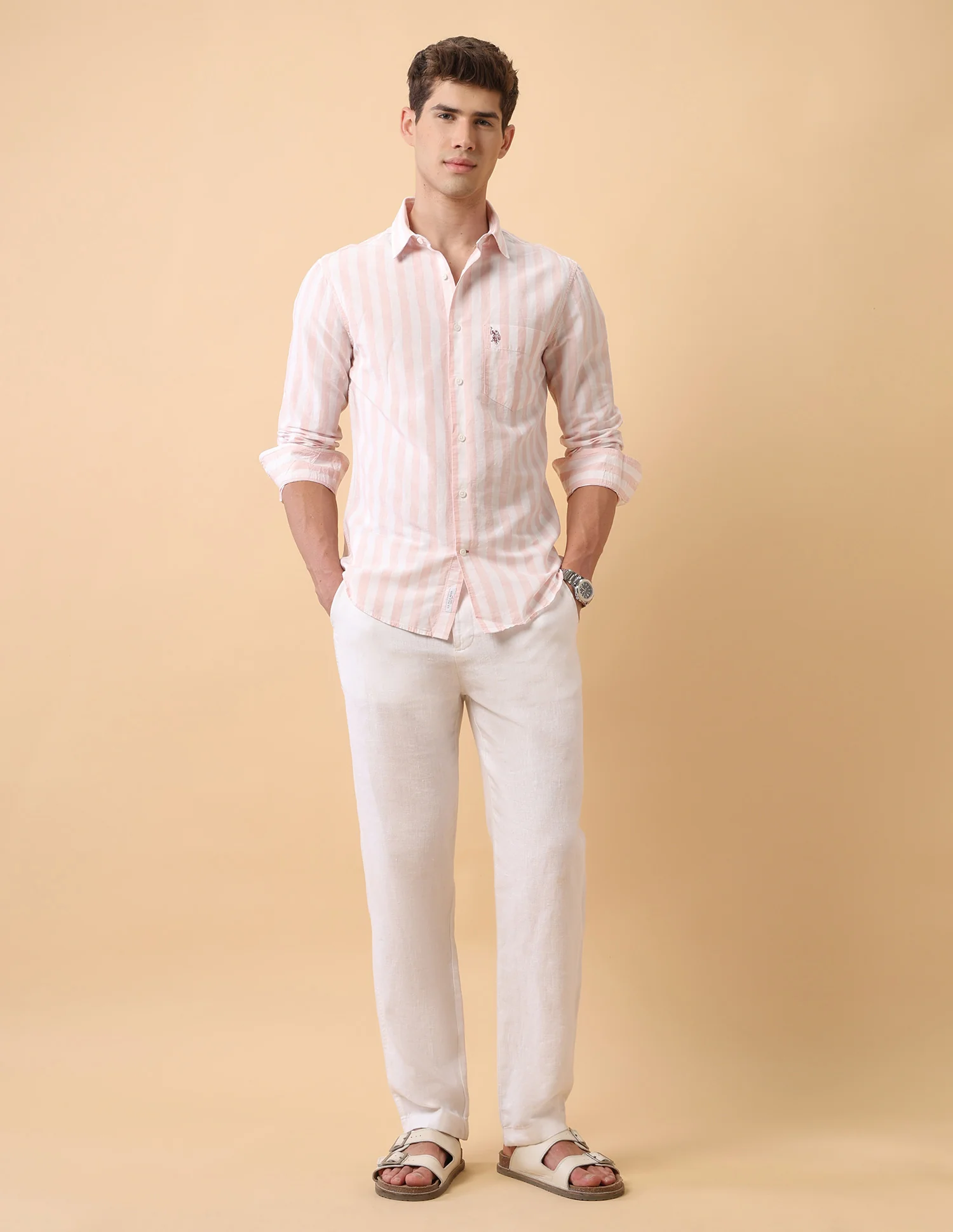 Pacho X Vertical Striped Regular Fit Shirt - Image 3