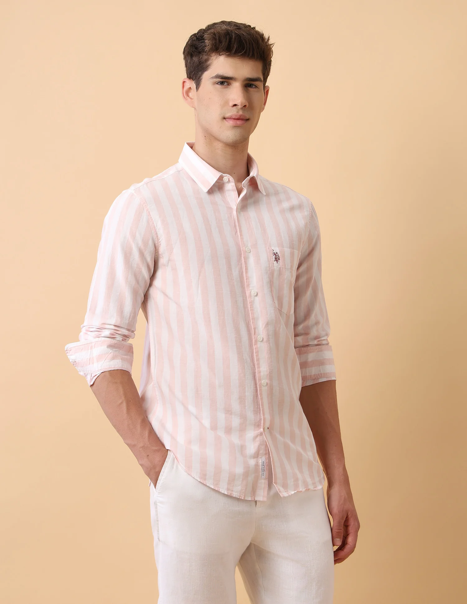 Pacho X Vertical Striped Regular Fit Shirt - Image 4