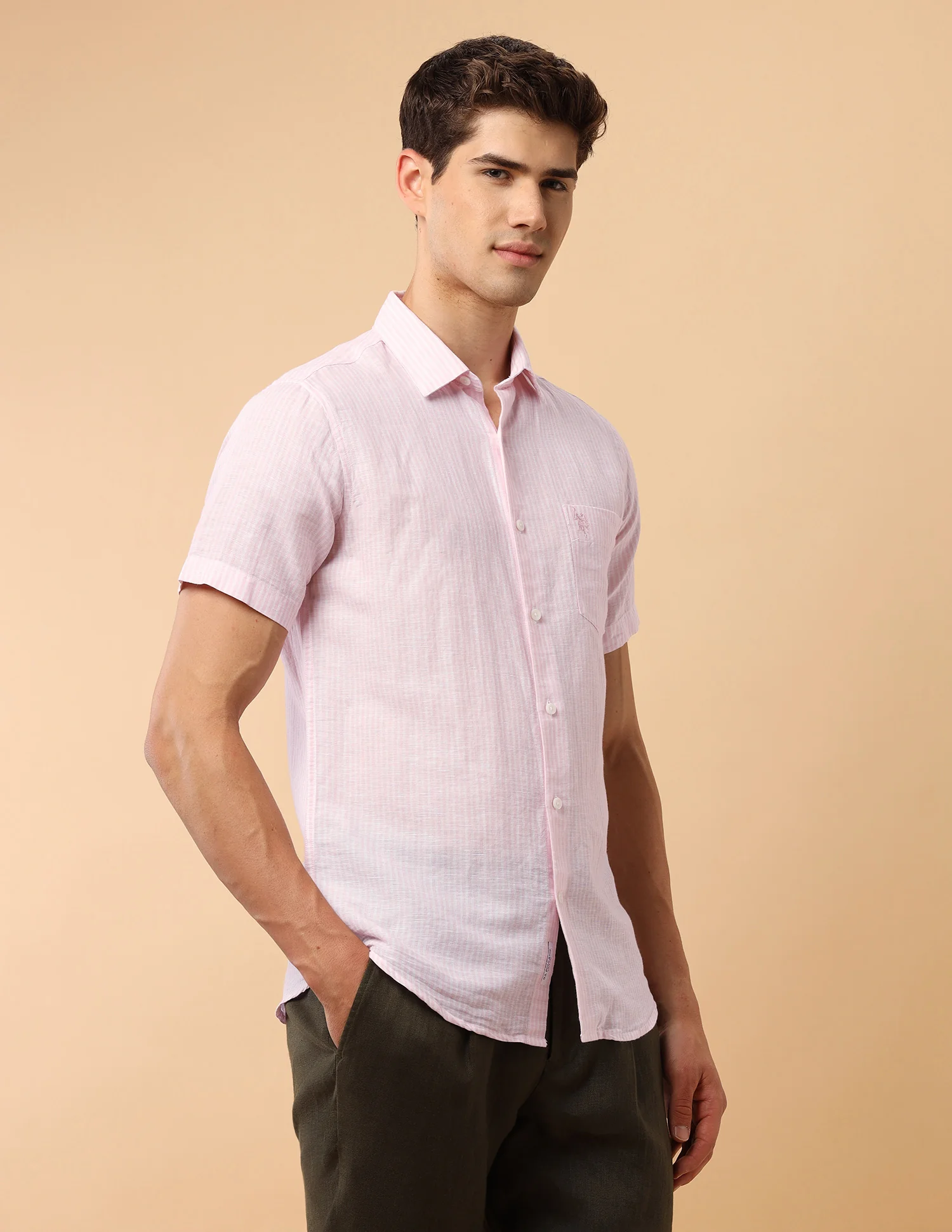 Pacho X Vertical Striped Regular Fit Shirt - Image 4
