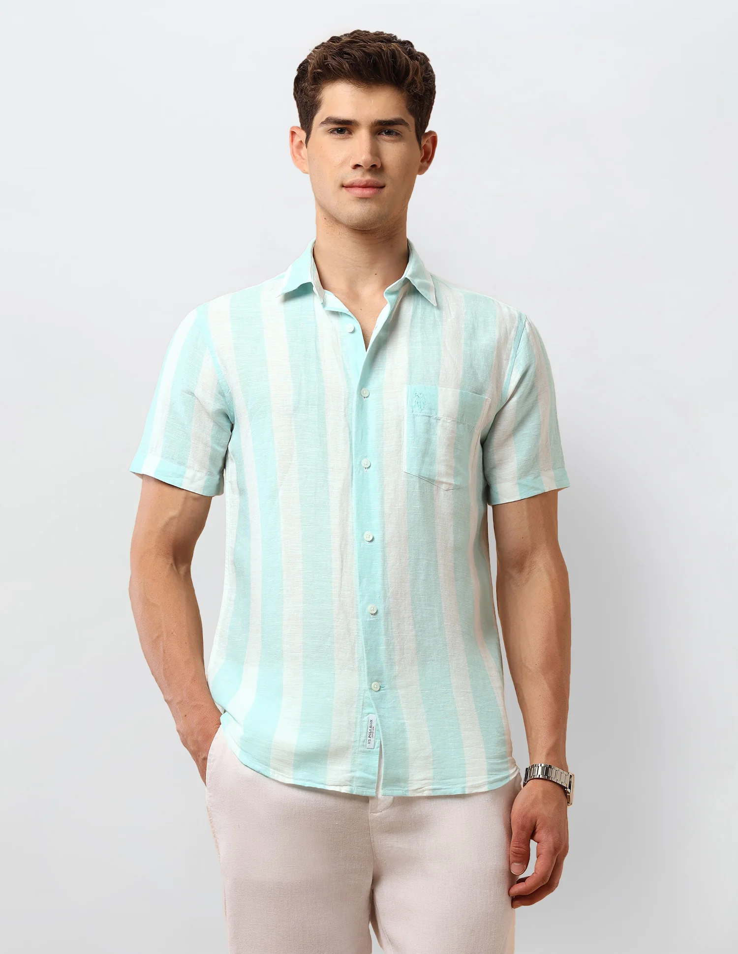 Pacho X Vertical Striped Regular Fit Shirt