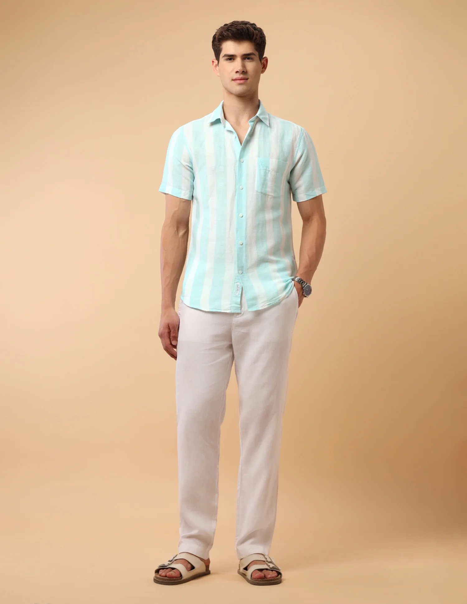 Pacho X Vertical Striped Regular Fit Shirt - Image 3